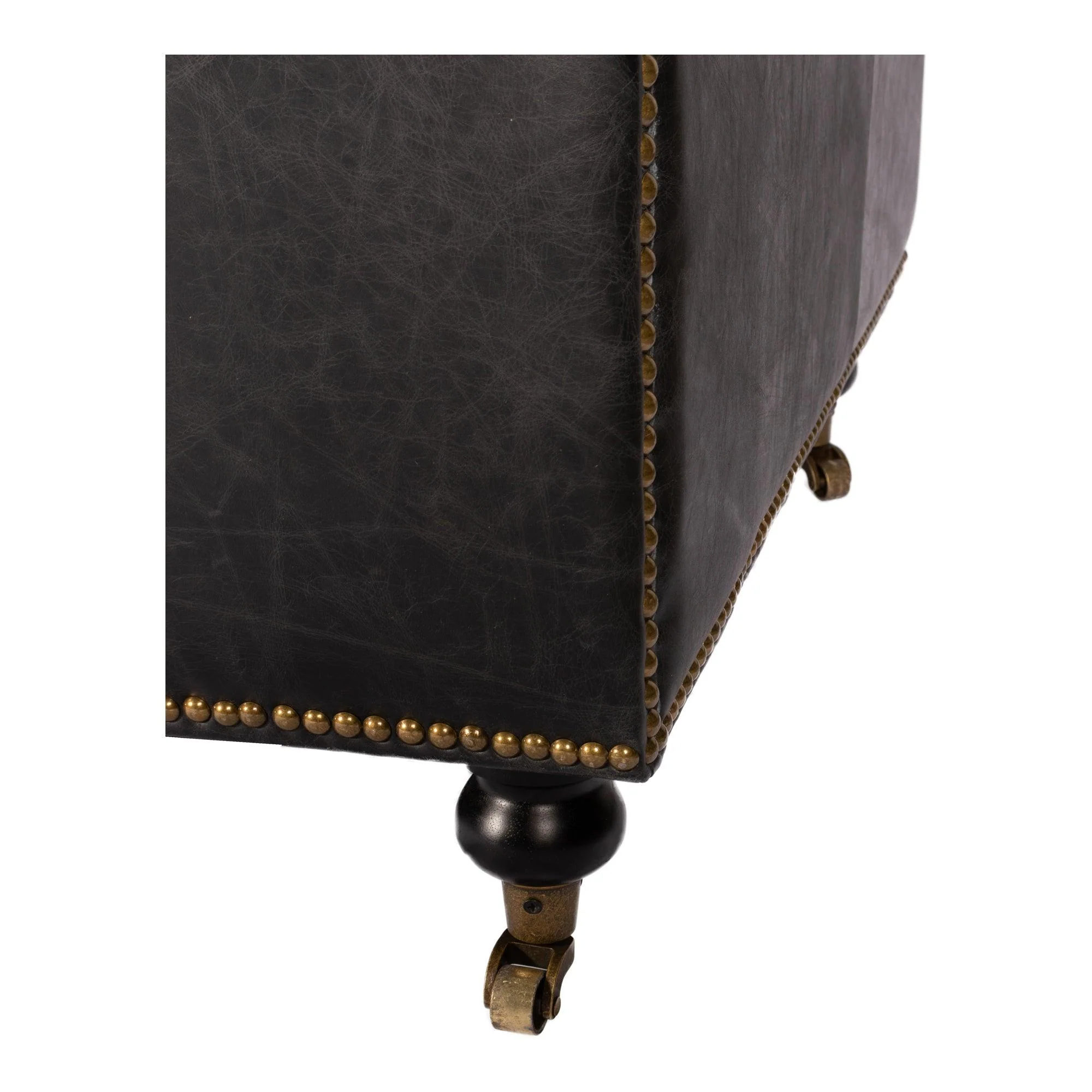 Birmingham Sofa Onyx Black Leather - Frankwebs