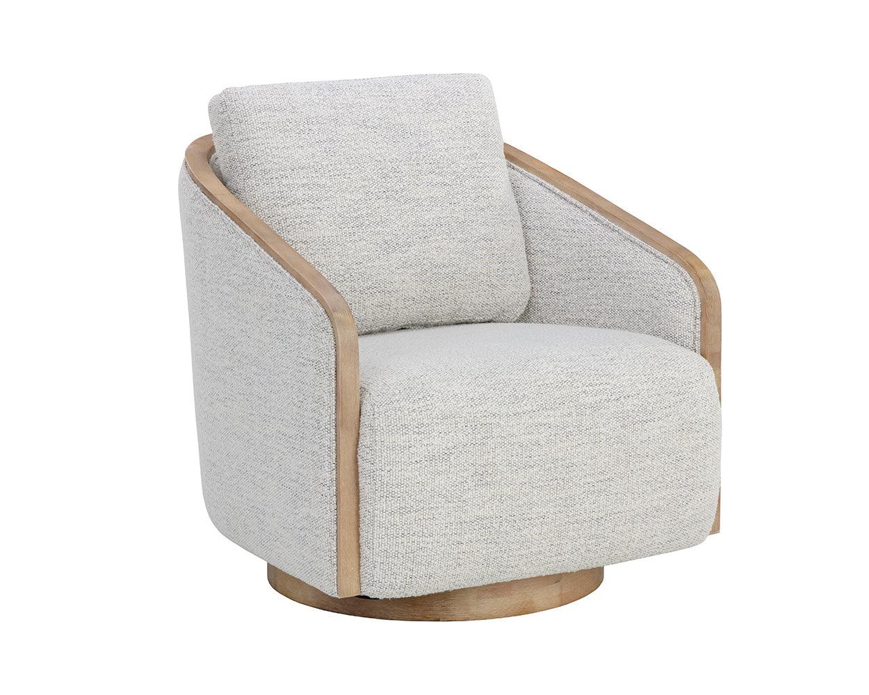 Tasia Swivel Lounge Chair - Frankwebs