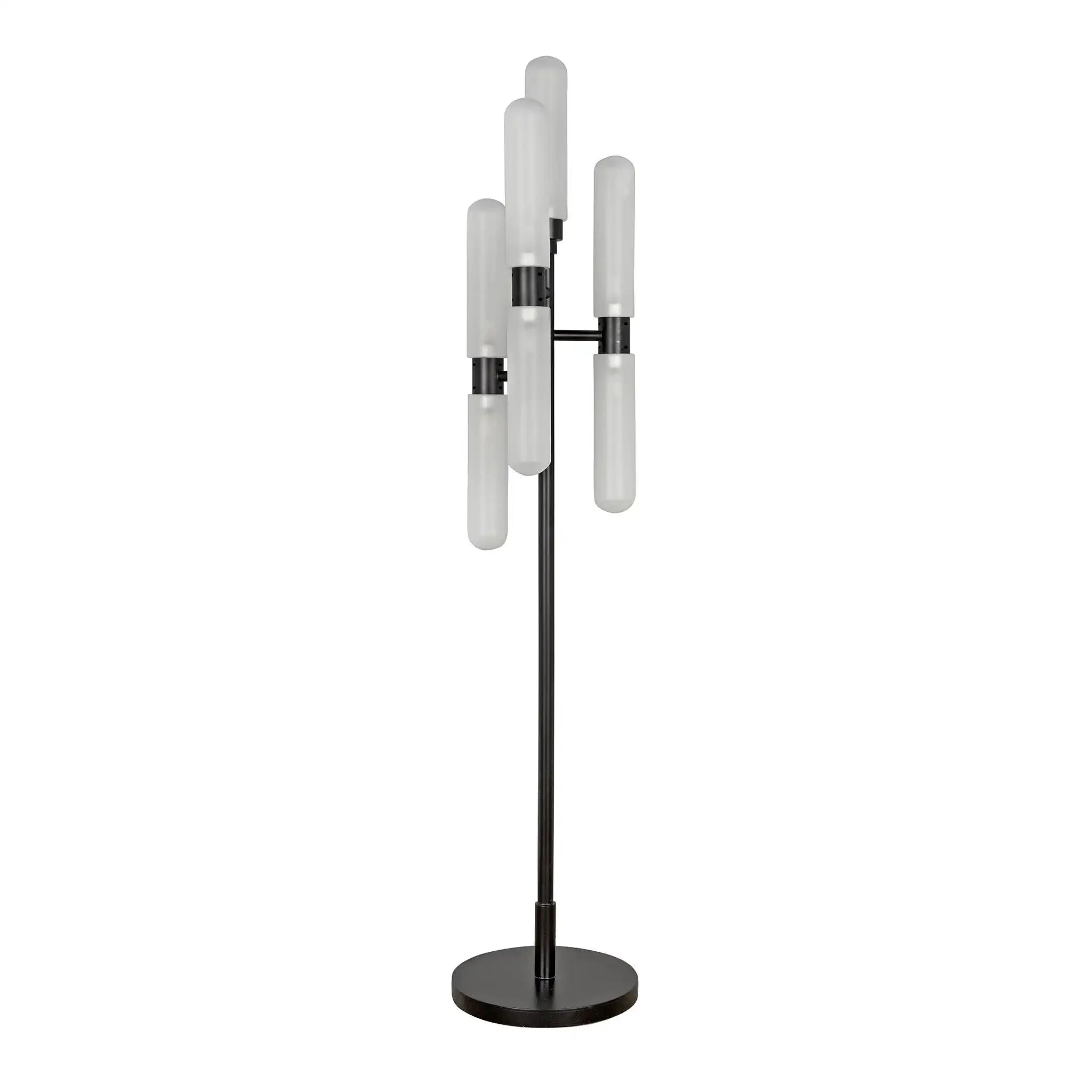 Dominique Floor Lamp, Black Metal - Frankwebs