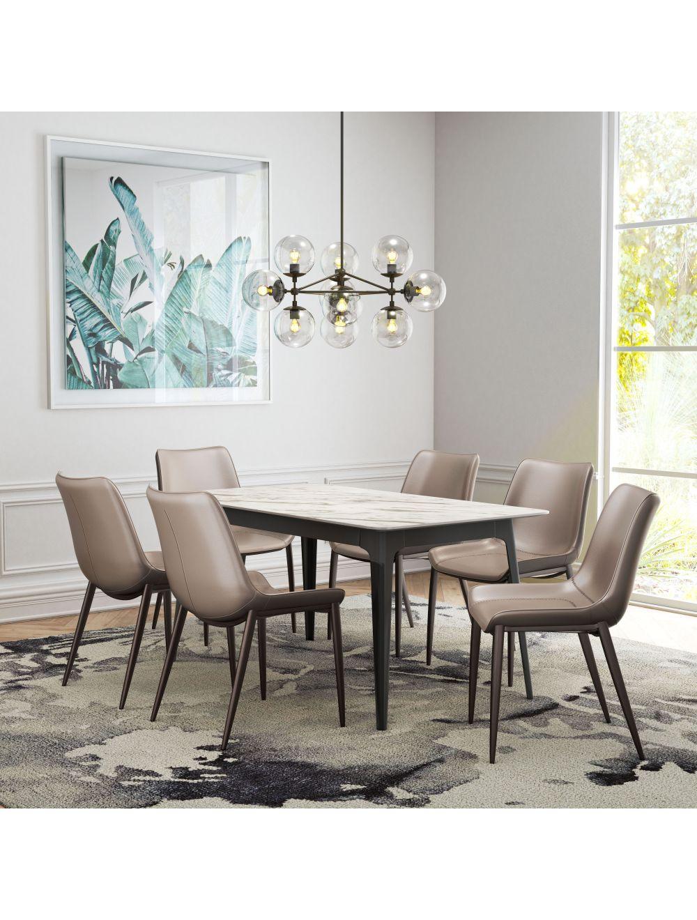 Magnus Dining Chair (Set of 2) Gray & Walnut - Frankwebs