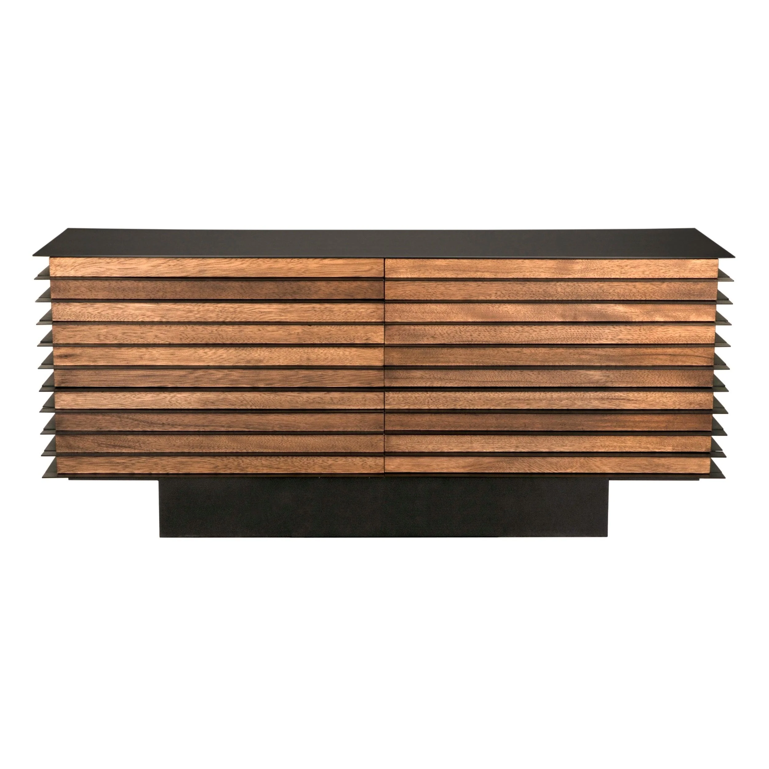 Elevation Sideboard, Dark Walnut and Steel - Frankwebs