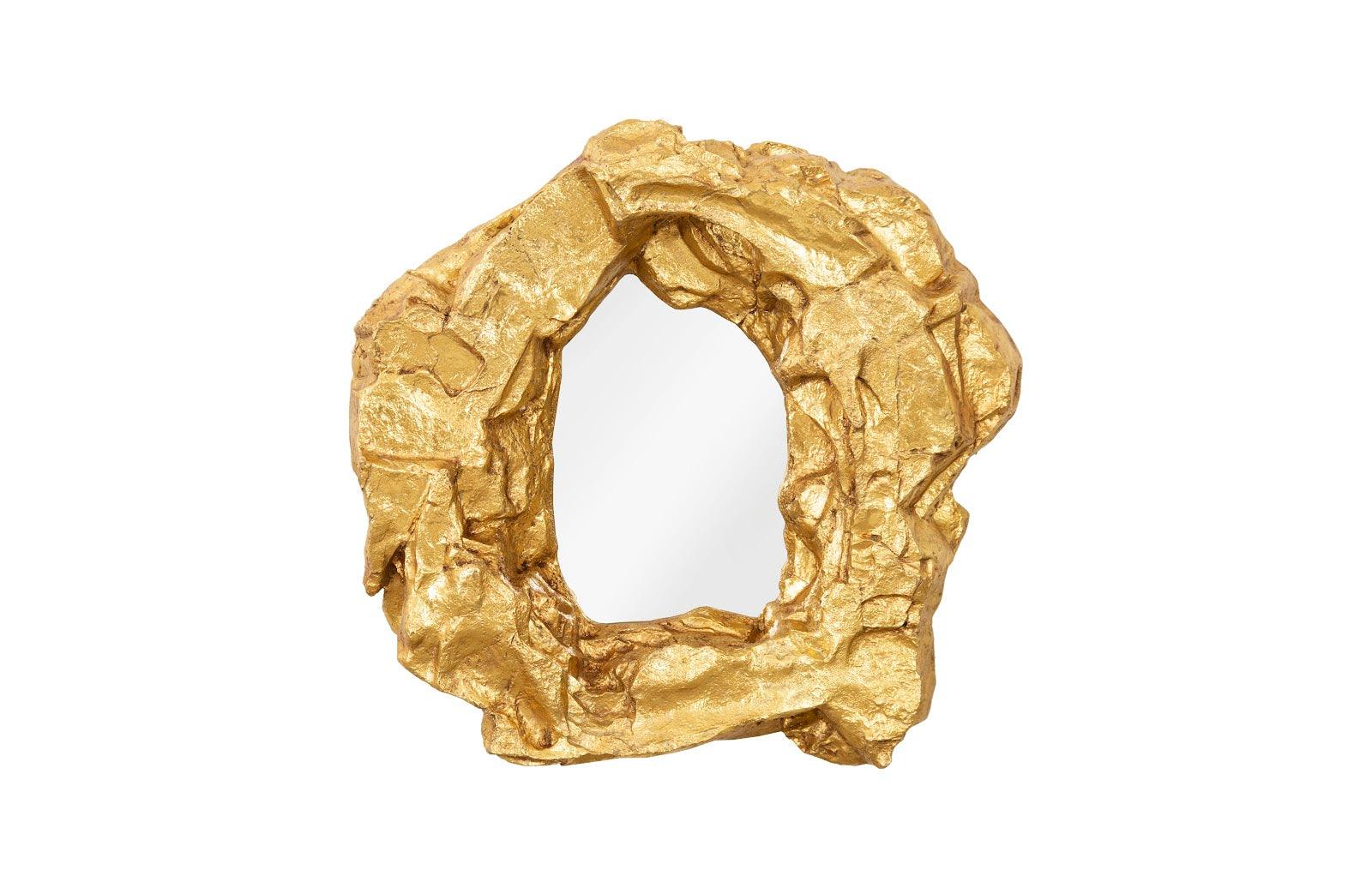 Rock Pond Mirror, Gold Leaf - Frankwebs