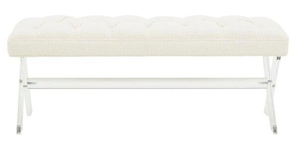 TOURMALINE TUFTED ACRYLIC BENCH - Frankwebs