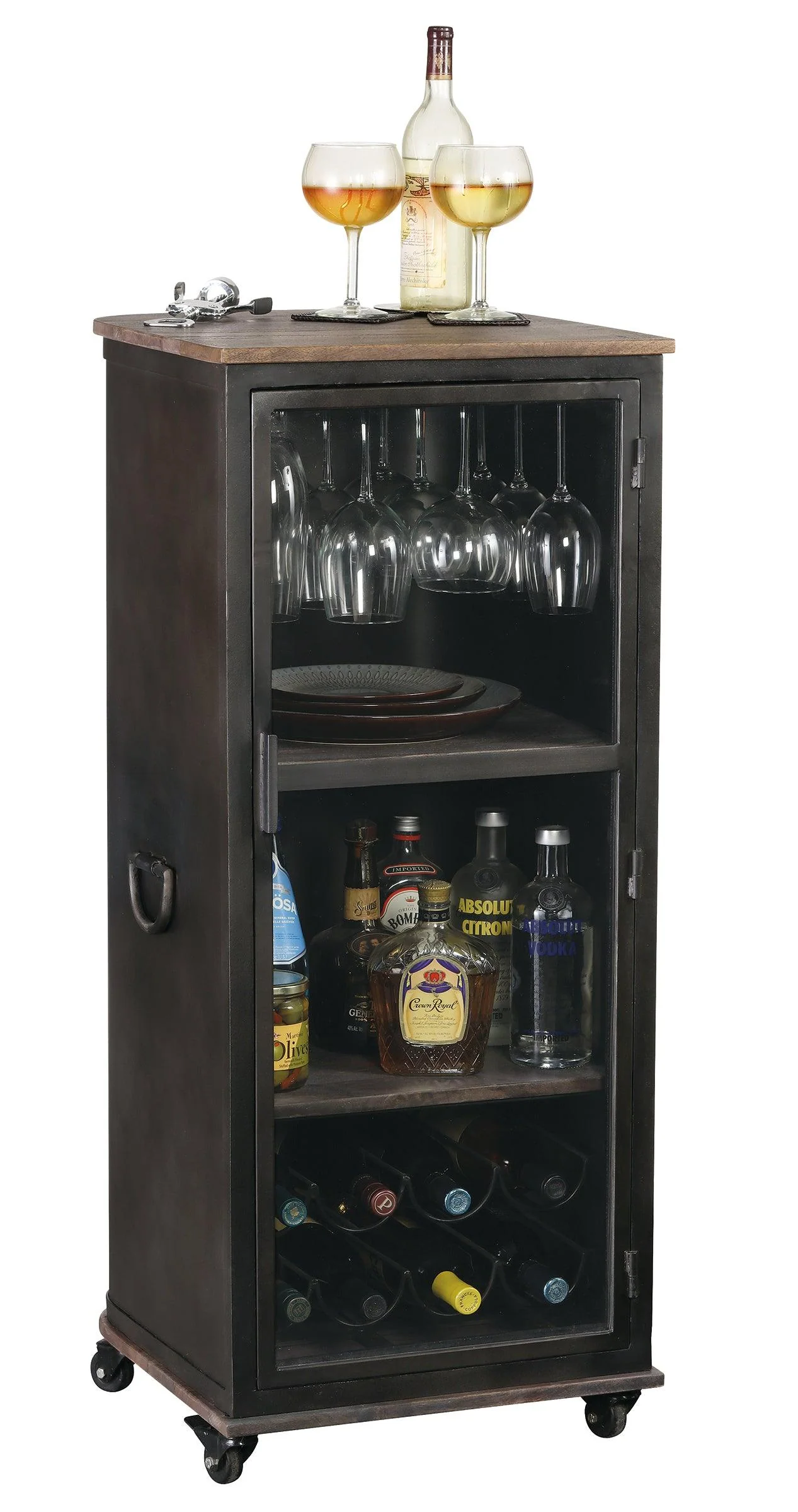 Stir Stick Wine & Bar Cabinet - Frankwebs
