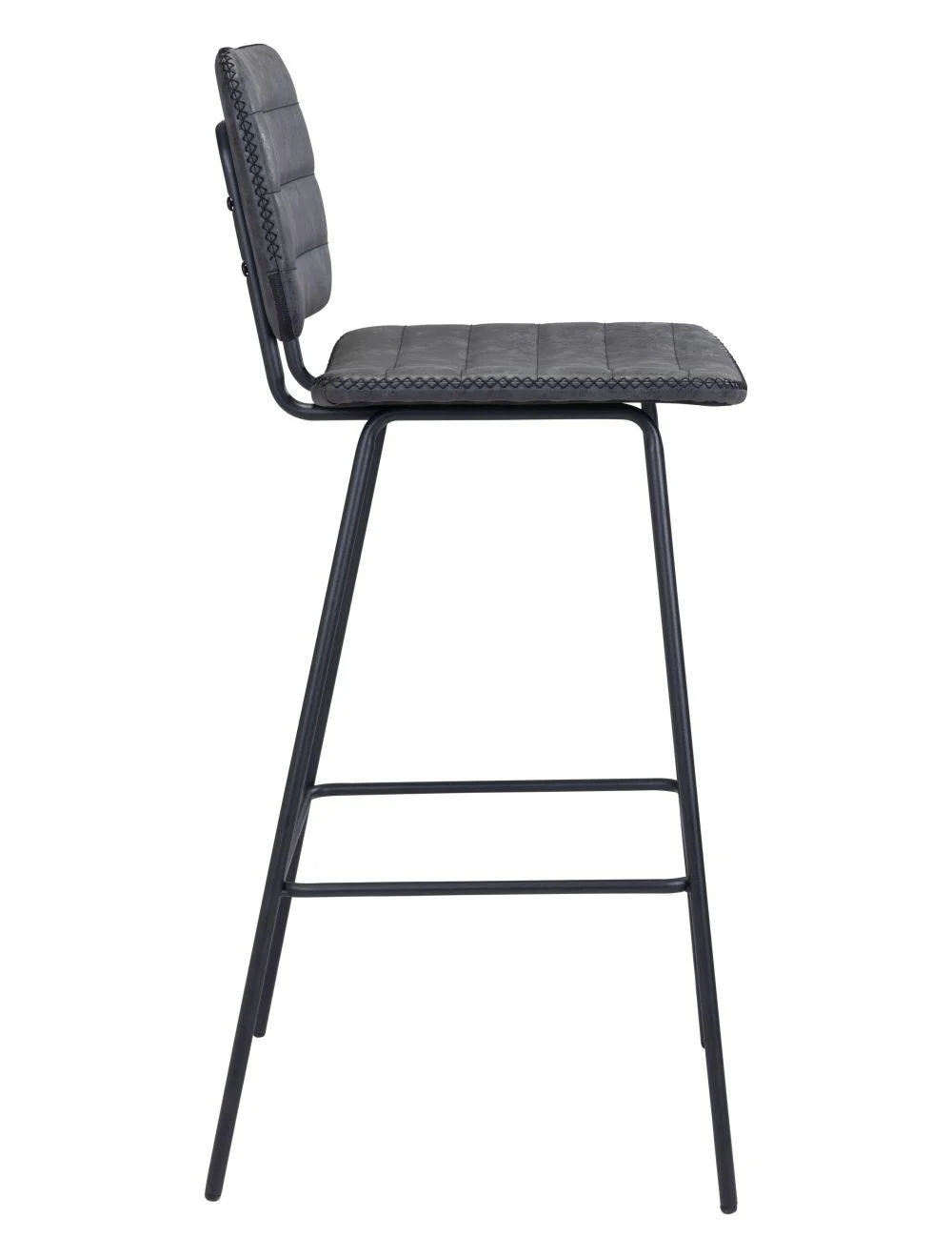 Boston Bar Chair (Set of 2) Vintage Black - Frankwebs