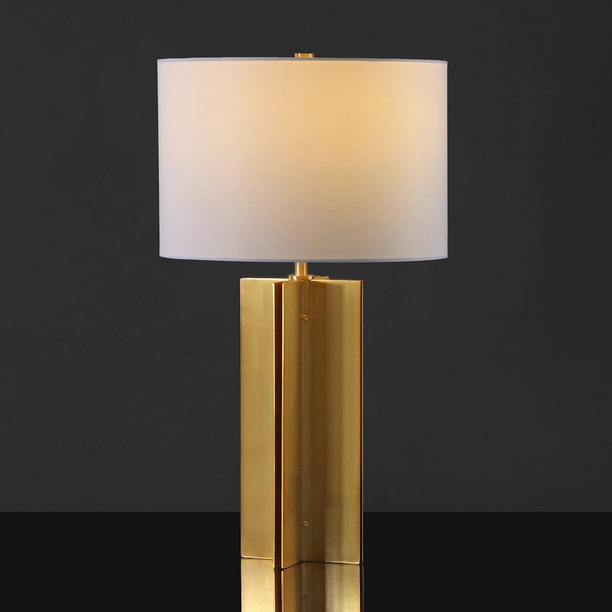 ROLLINS SQUARE METAL TABLE LAMP - Frankwebs