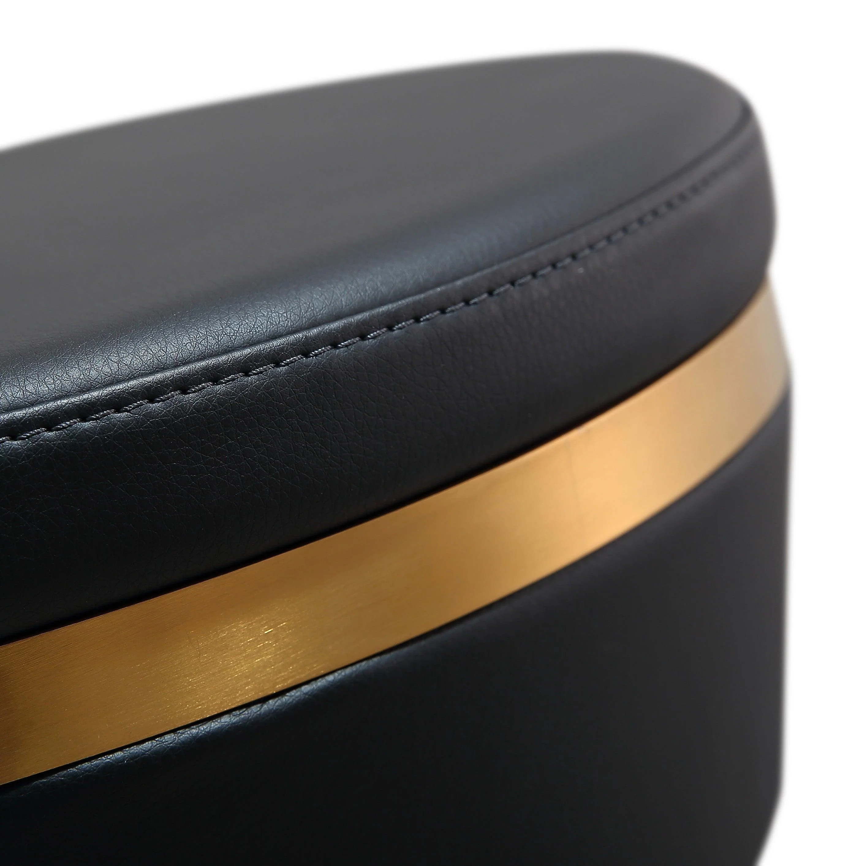 Astro Black and Gold Adjustable Stool - Frankwebs