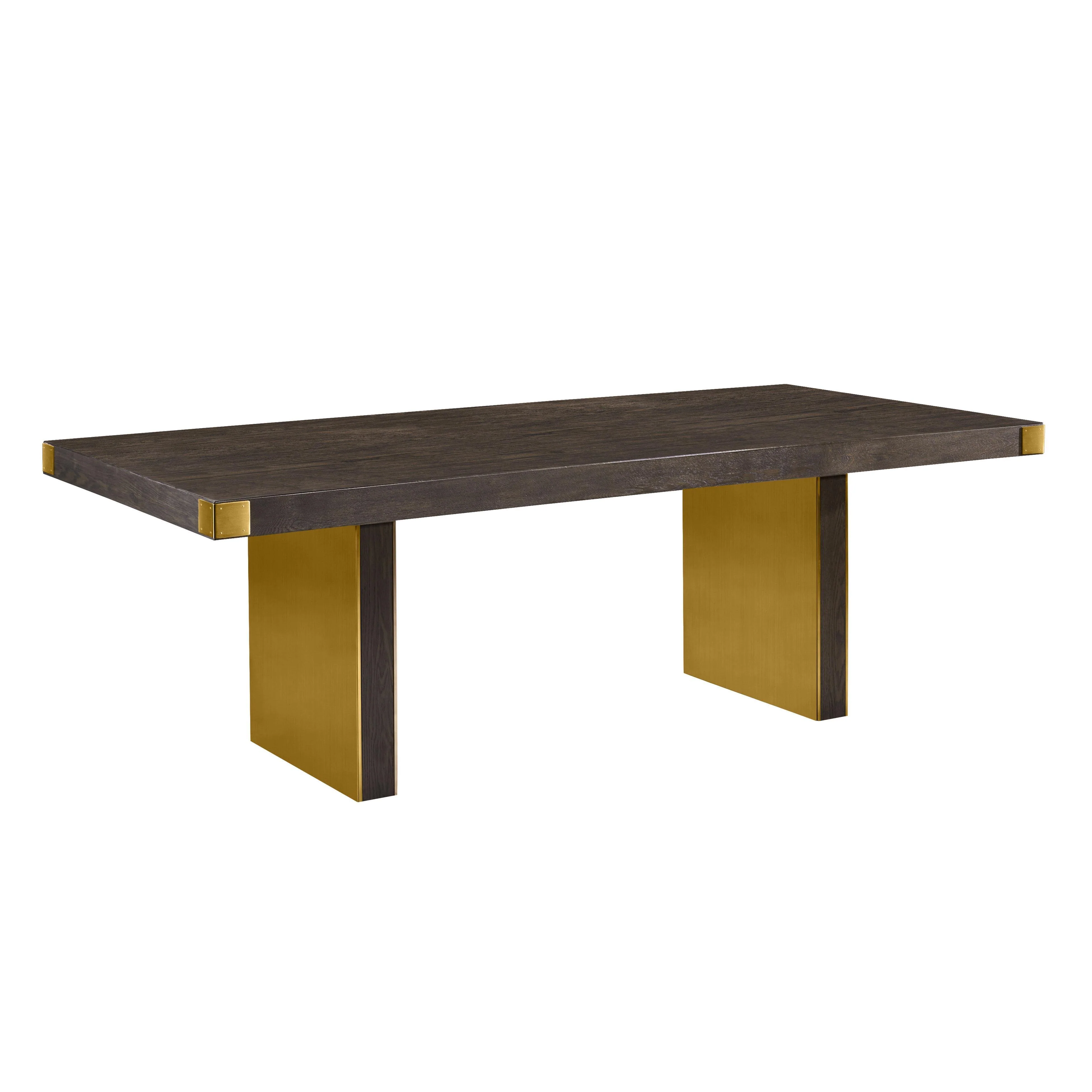 Selena Chocolate Brown Ash Dining Table - Frankwebs