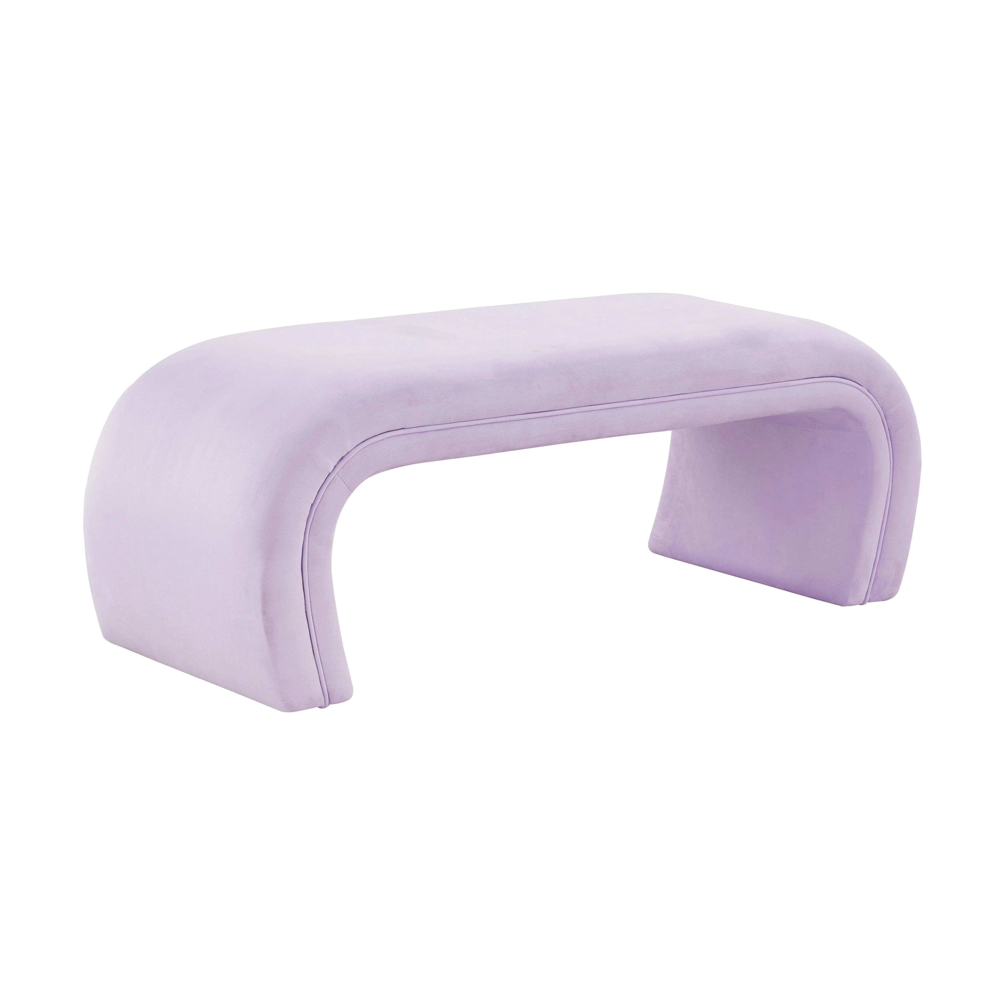 Kenya Lavender Velvet Bench - Frankwebs