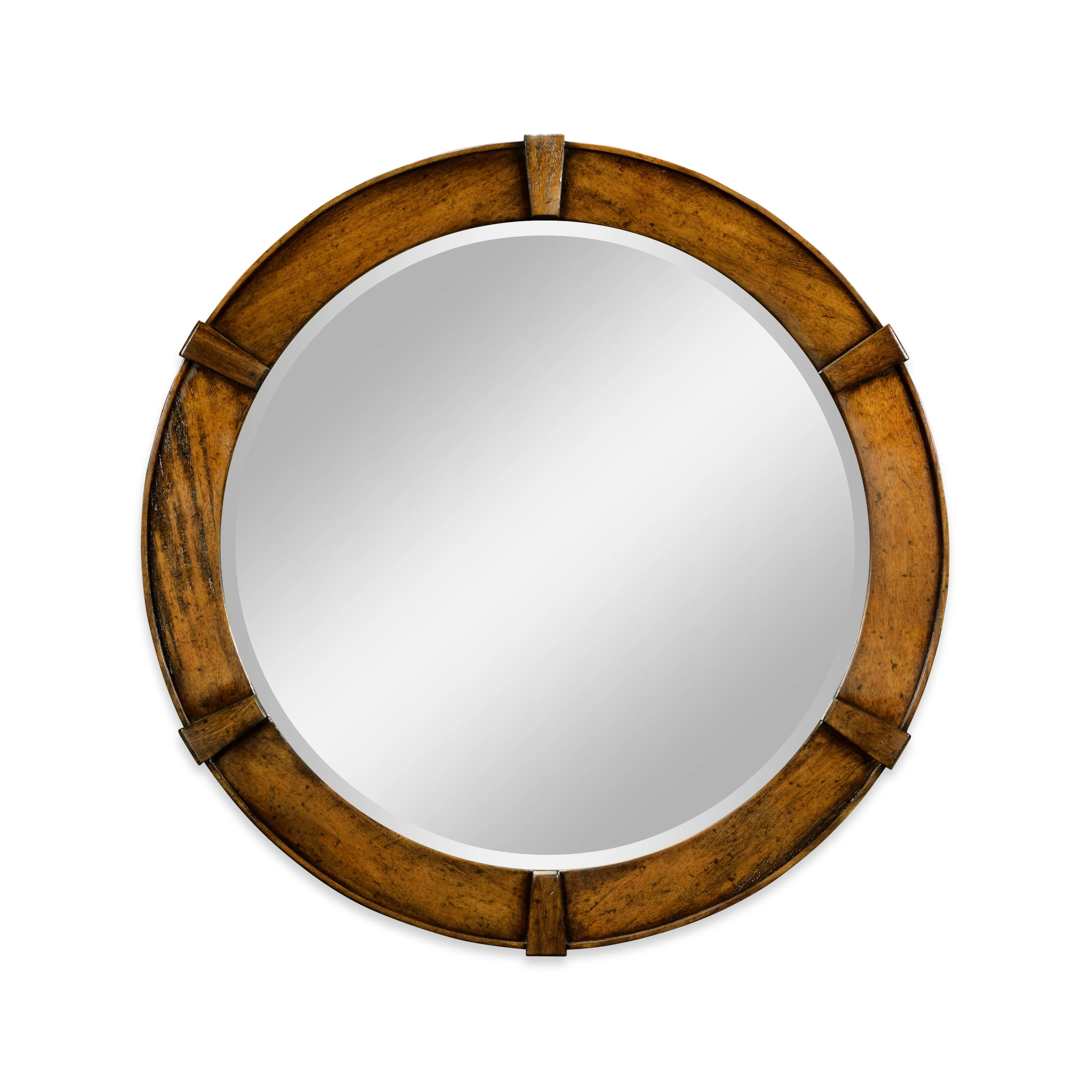 Casually Country Round Accent Mirror - Frankwebs