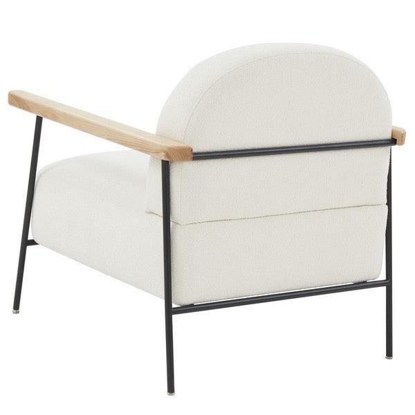 FAITH BOUCLE METAL FRAME ACCENT CHAIR - Frankwebs