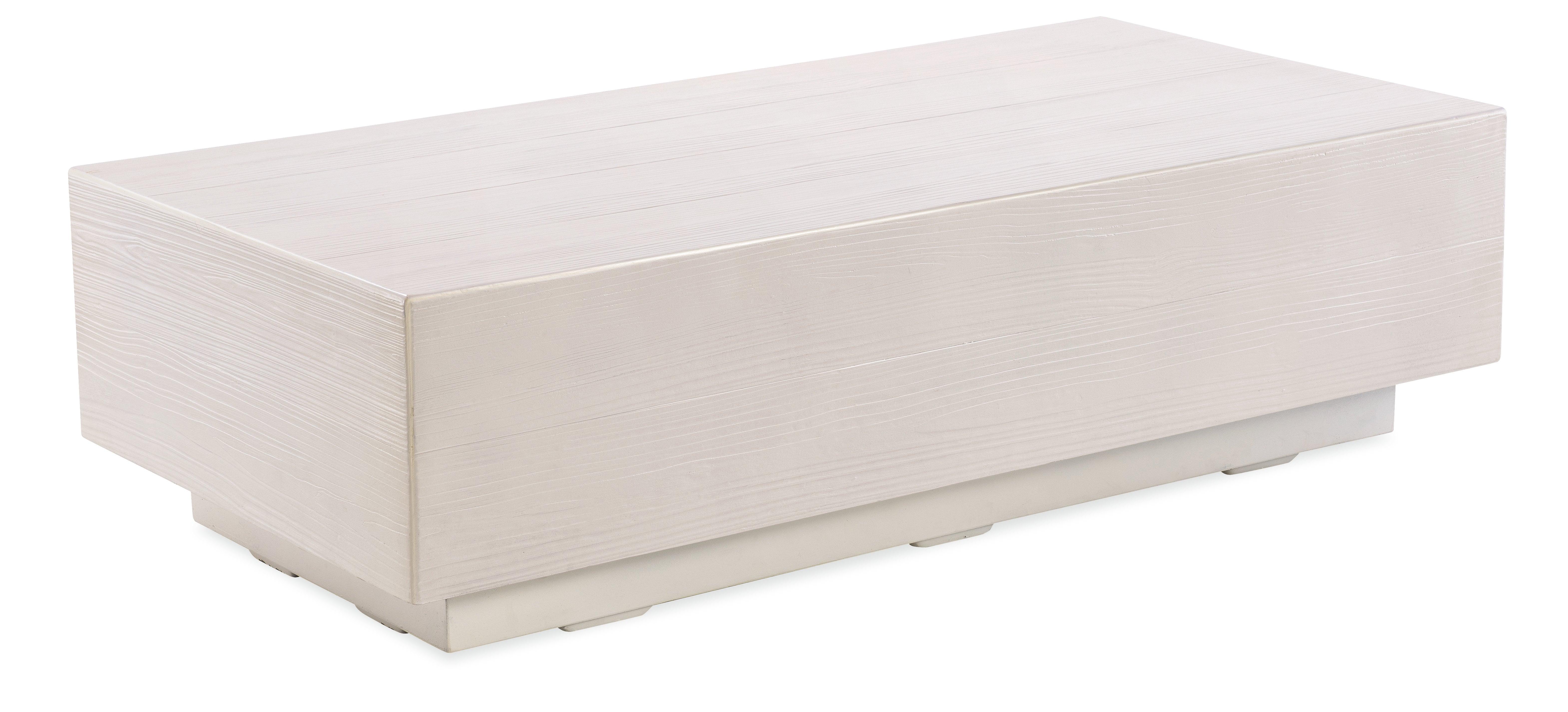 GRFC Faux Bois Coffee Table, Bone Finish - Frankwebs