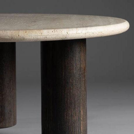 JENNAMIRA TRAVERTINE TOP COFFEE TABLE - Frankwebs