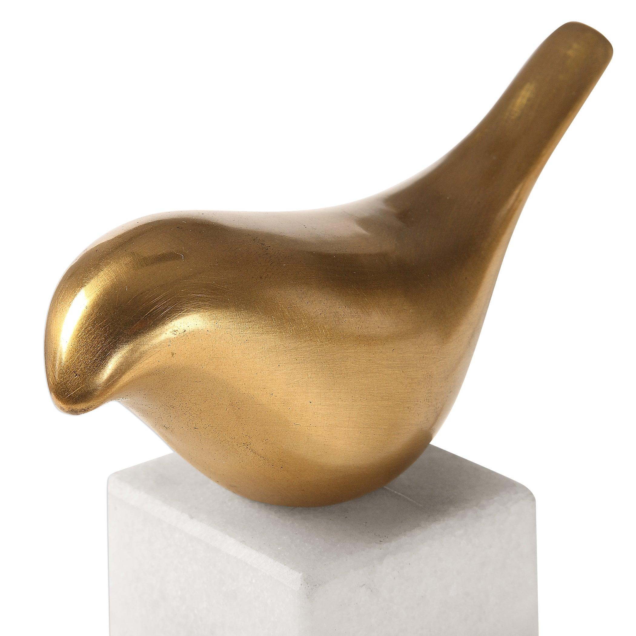 SONGBIRDS BRASS SCULPTURE - Frankwebs