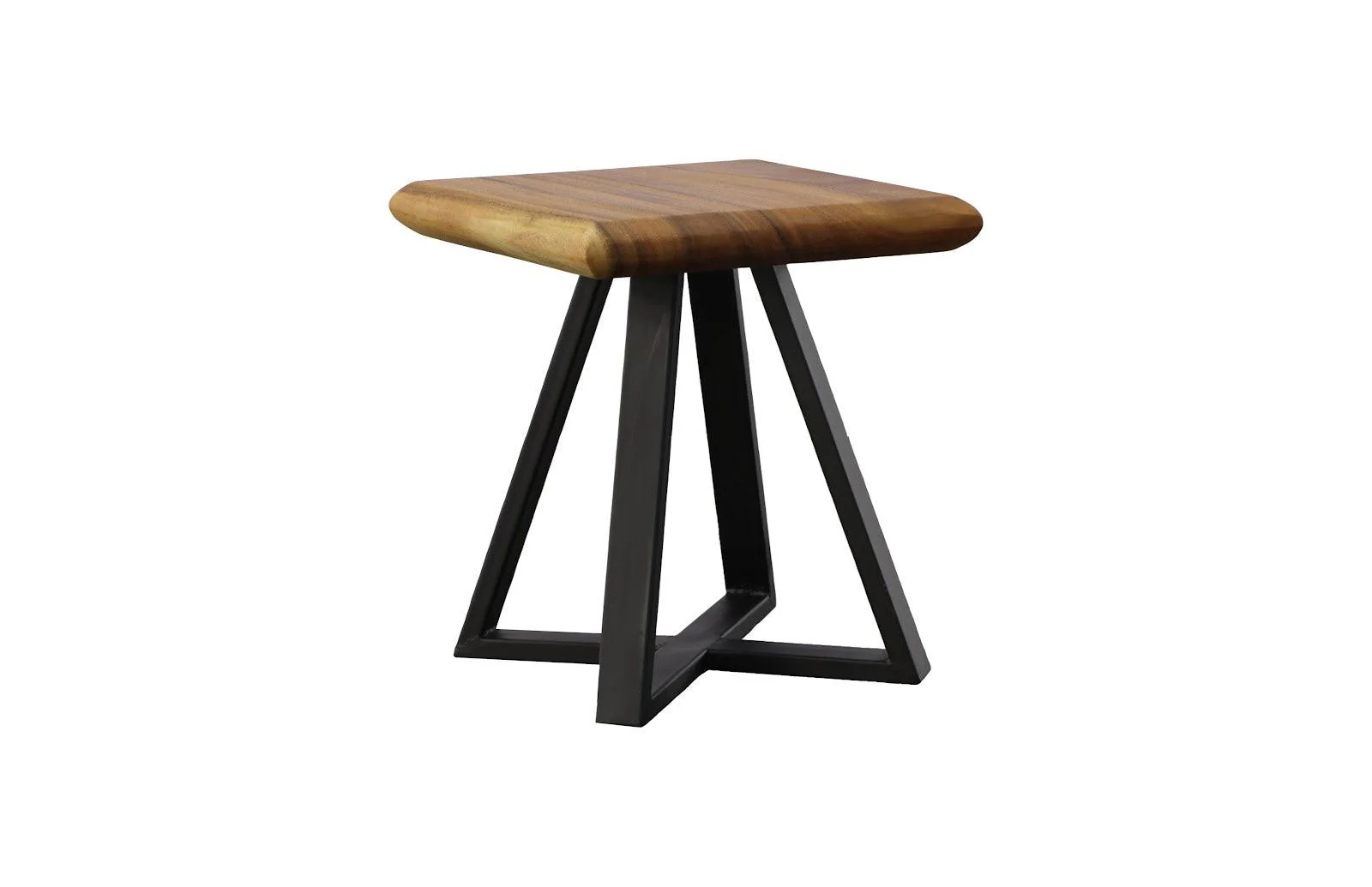 Trapezium Side Table, Black Base - Frankwebs