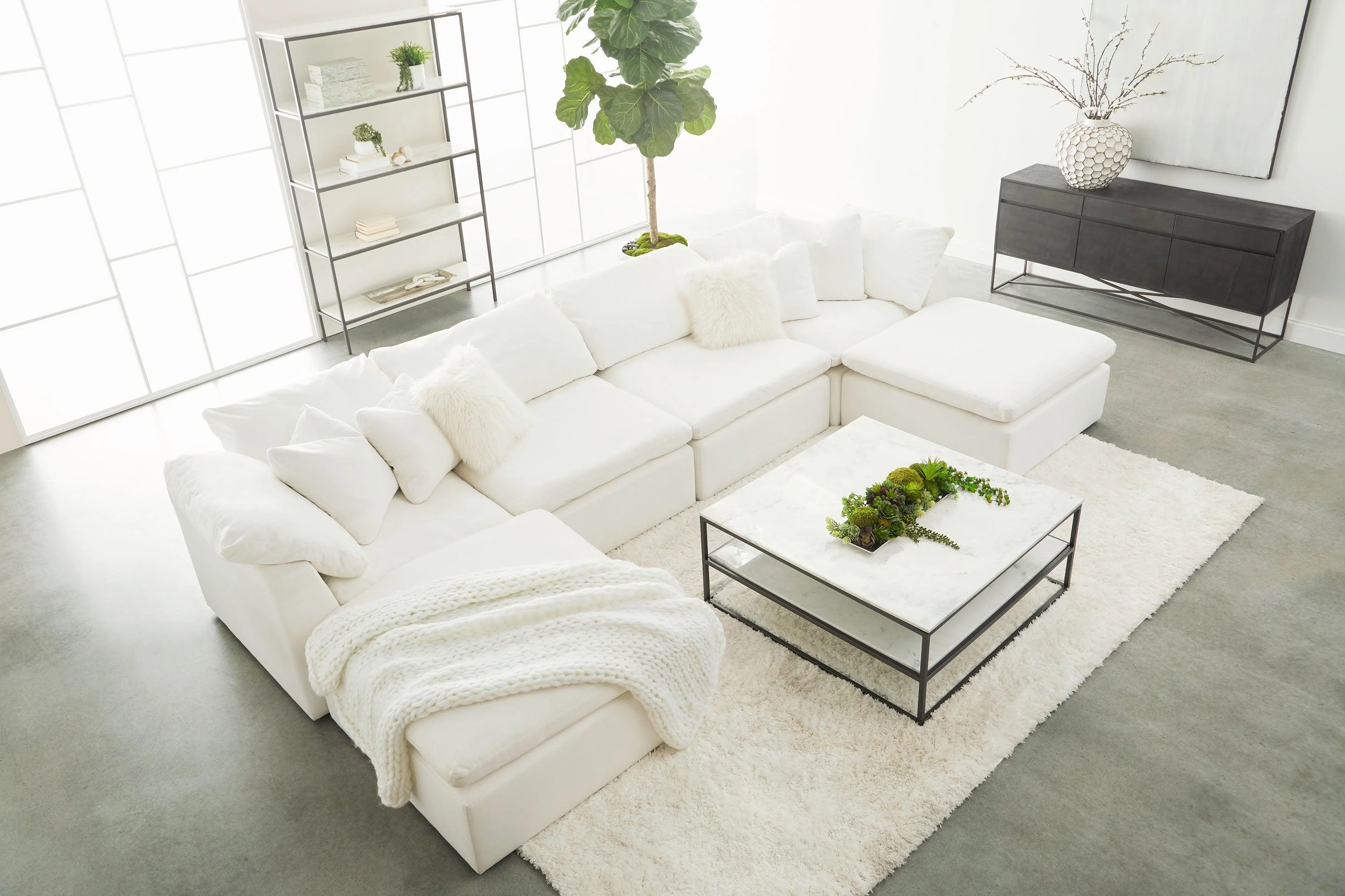 Sky Modular Armless Chair - Frankwebs