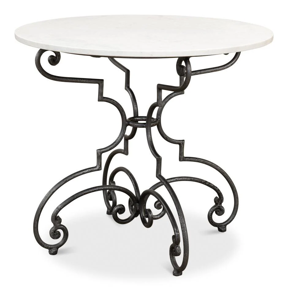The French Iron And Marble Table - Frankwebs