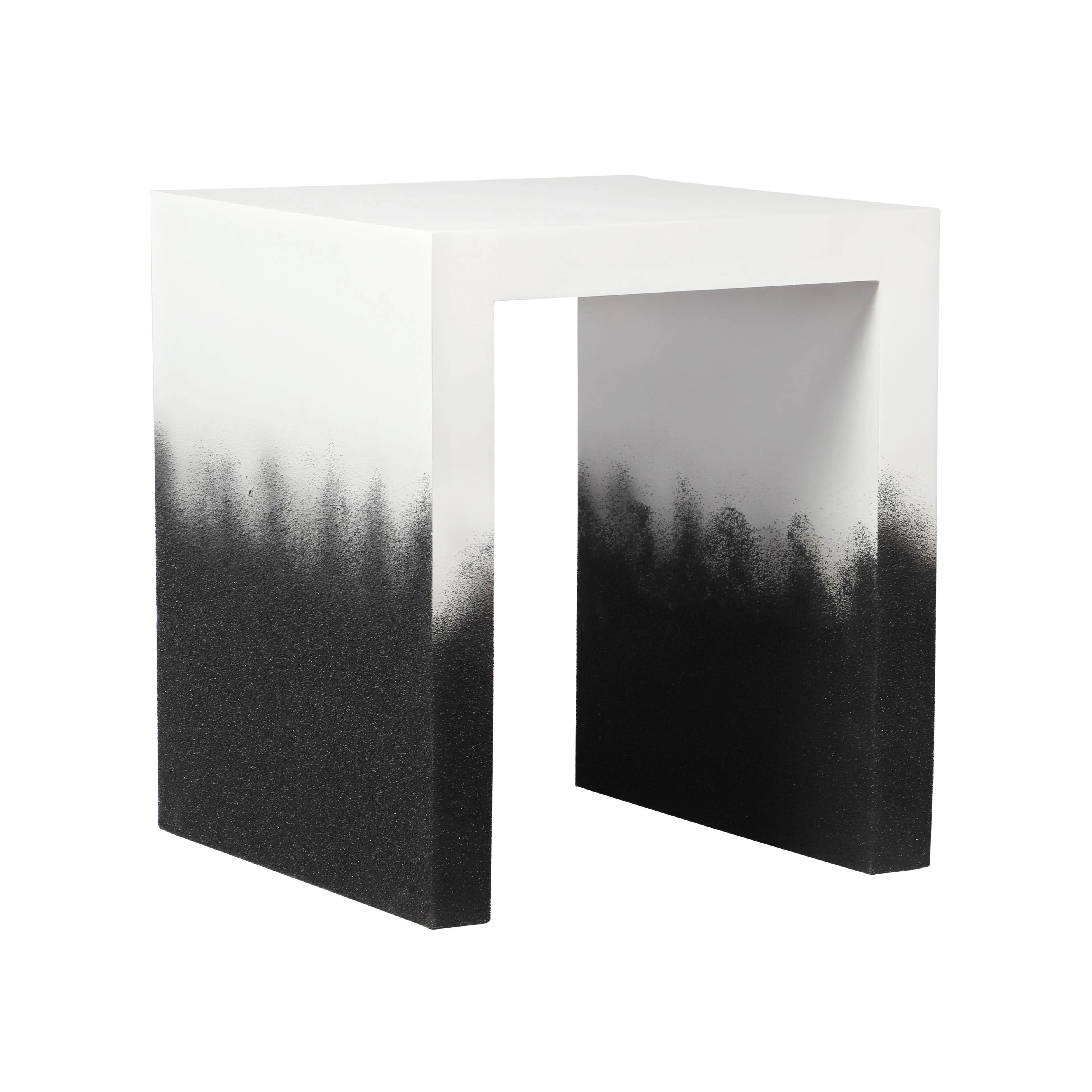 Matra Black and White End Table - Frankwebs