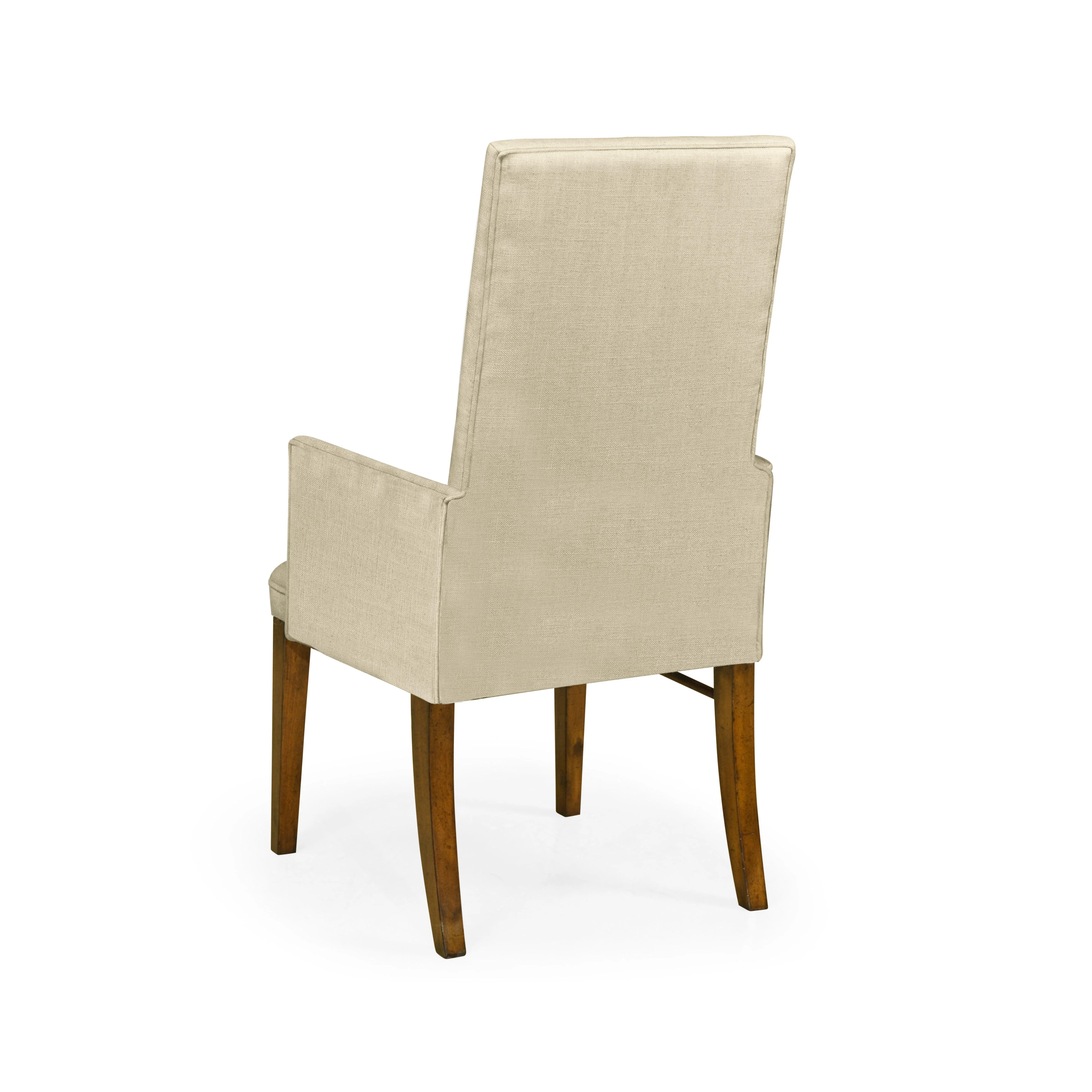 Country Farmhouse Fully Upholstered Dining Arm Chair - Set of 2 - Frankwebs