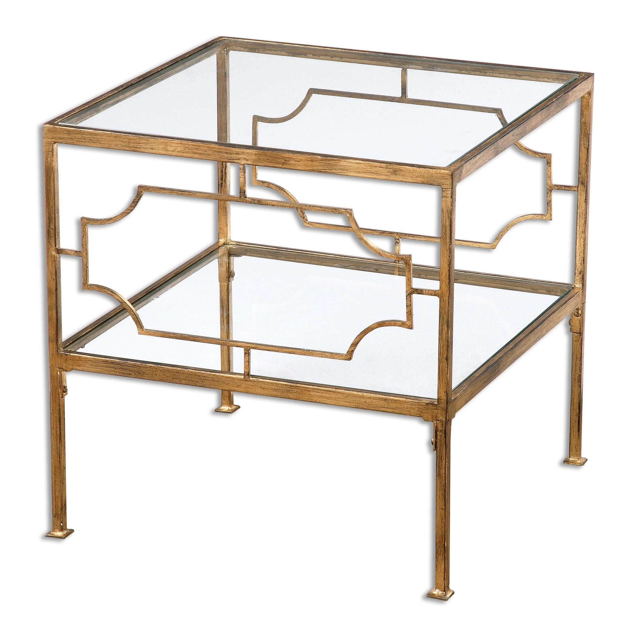 Genell Gold Cube Table - Frankwebs