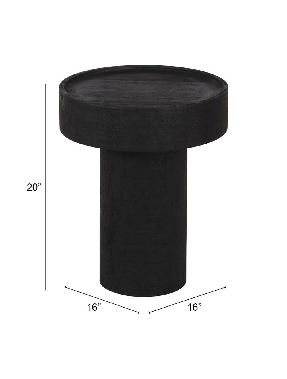 Watson Side Table Black - Frankwebs