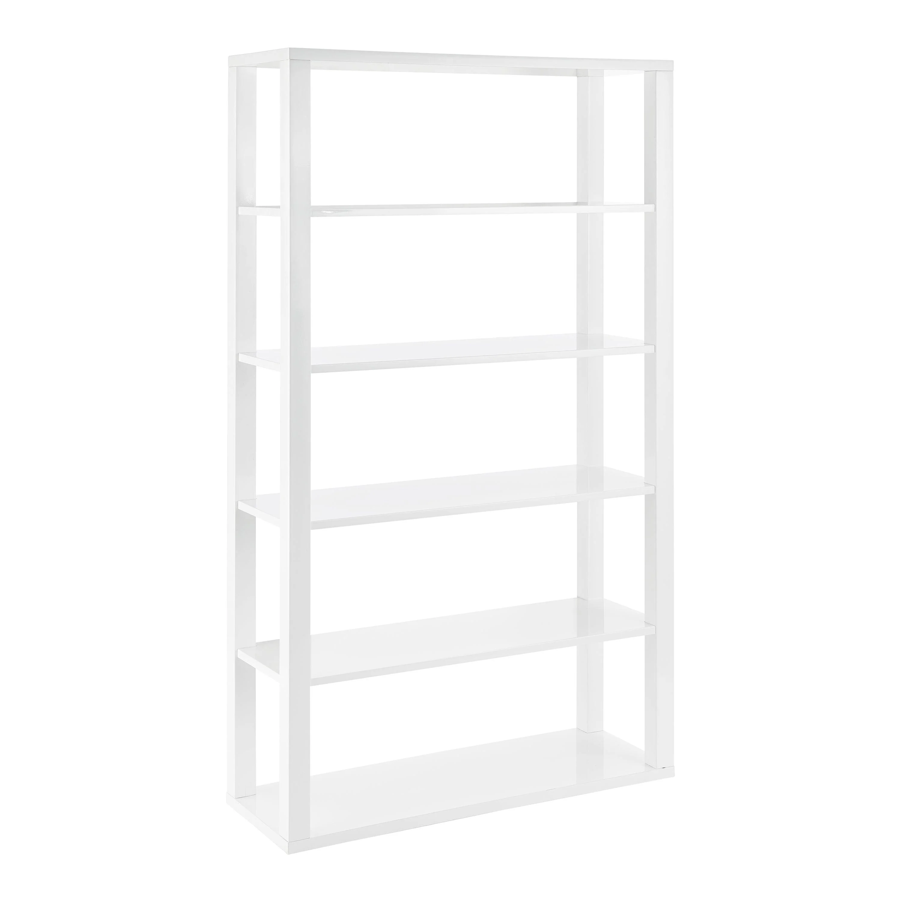 Tresero Shelving Unit in High Gloss White - Frankwebs