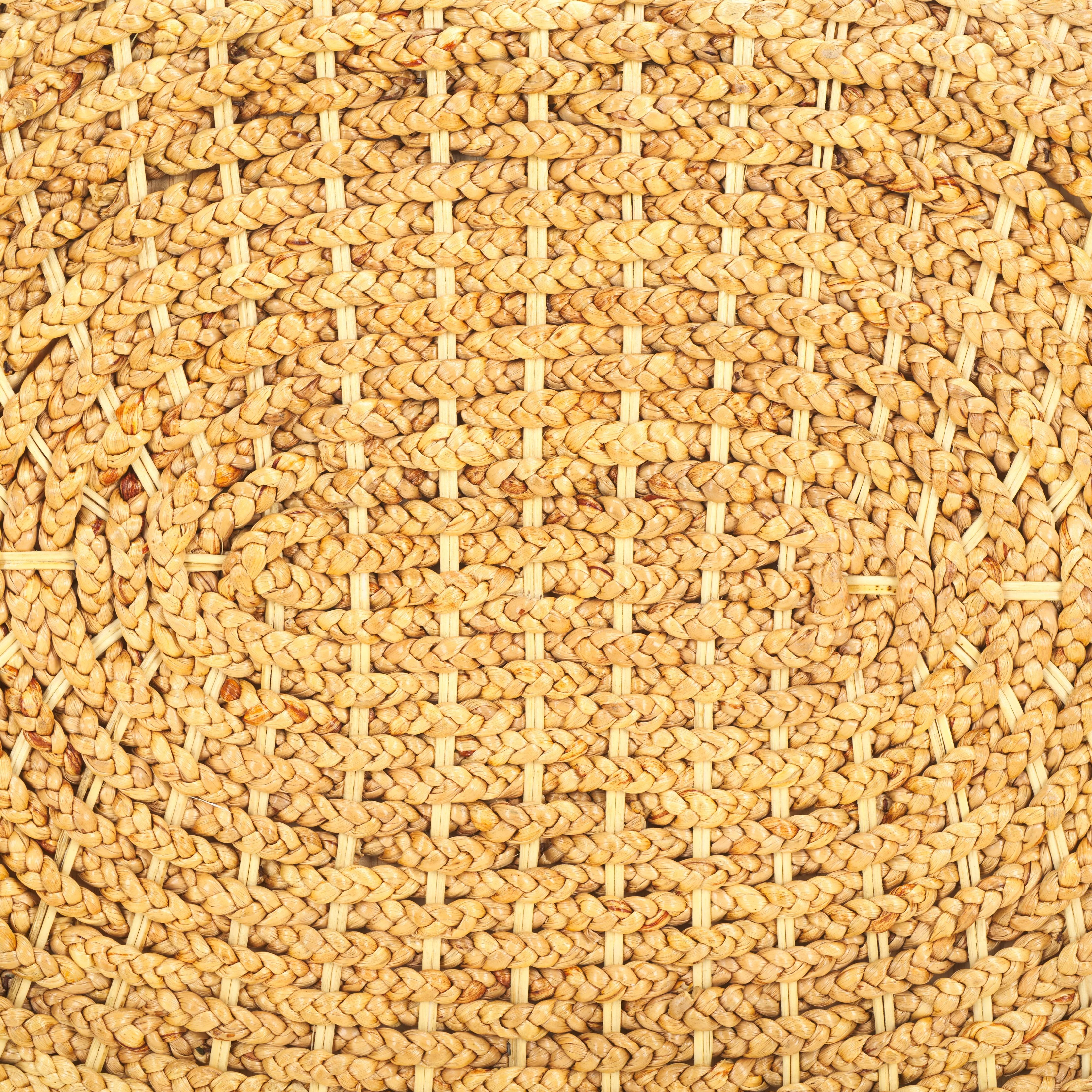 CAPRIANNA WOVEN WATERHYACINTH ACCENT TABLE - Frankwebs