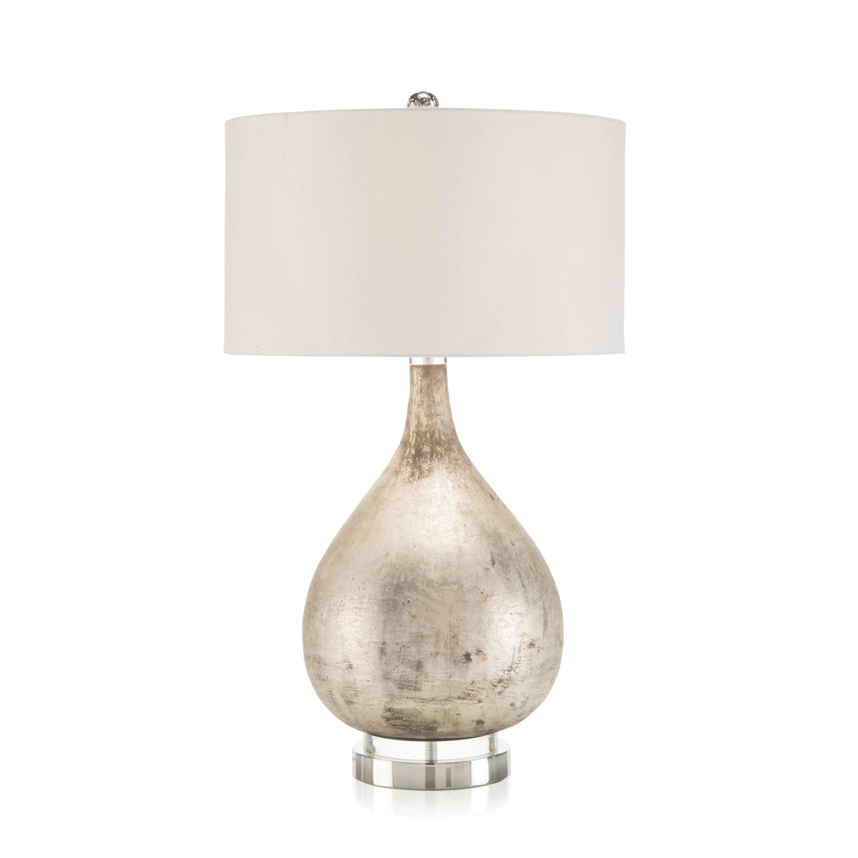 Lamp In Weathered Silver Finish - Frankwebs
