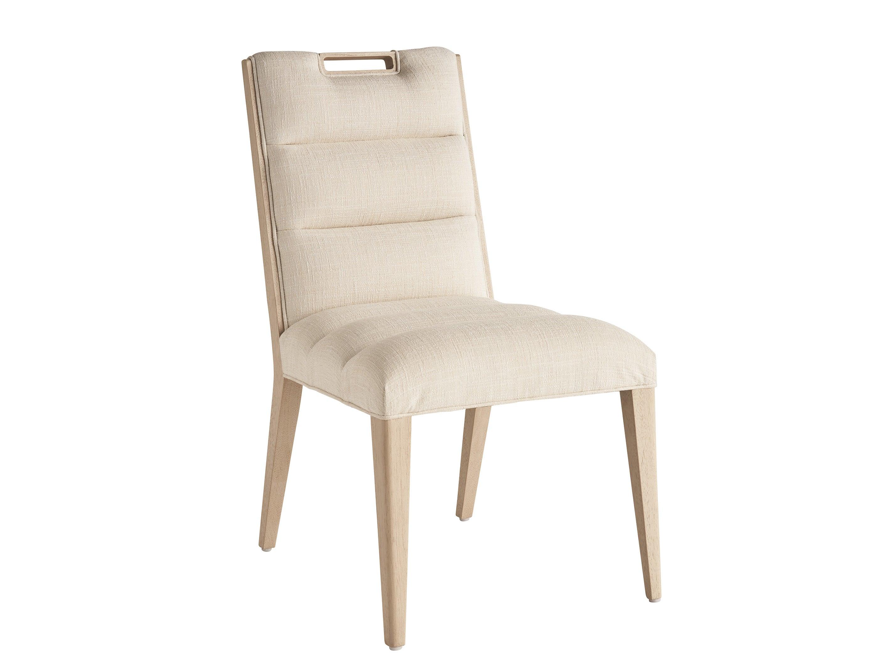 Sunset Key Aiden Channeled Upholstered Side Chair - Frankwebs