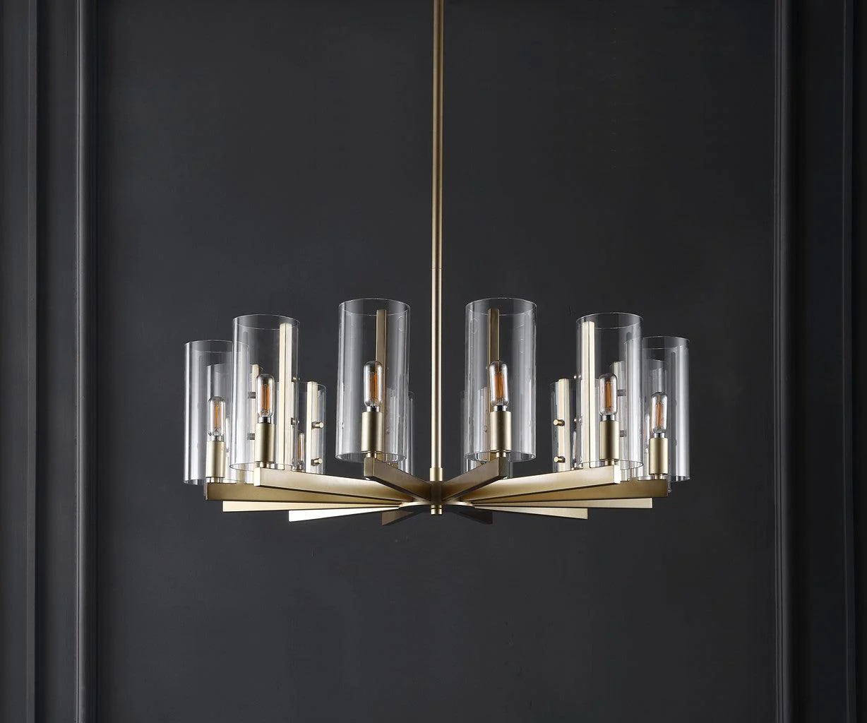 BENICIO GOLD CHANDELIER - Frankwebs