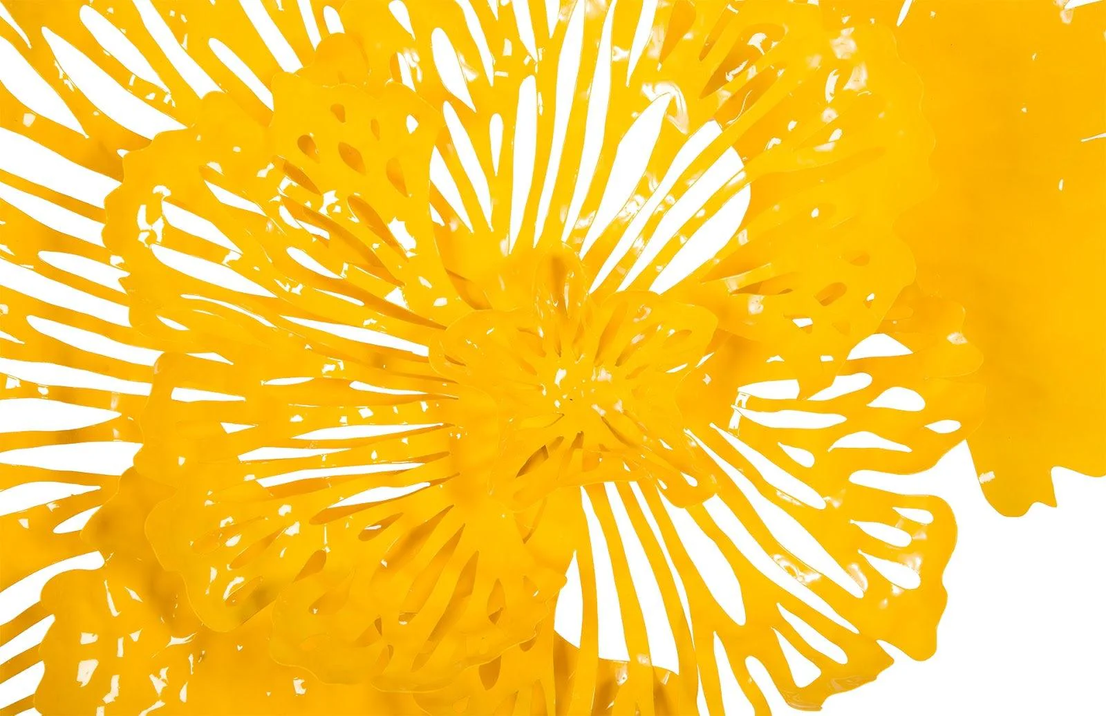 Flower Wall Art, Small, Dandelion, Metal - Frankwebs