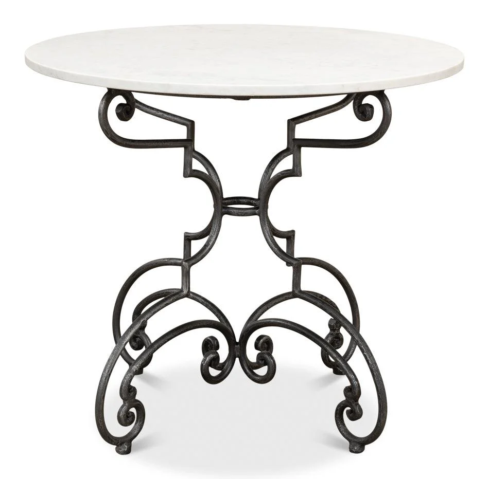 The French Iron And Marble Table - Frankwebs