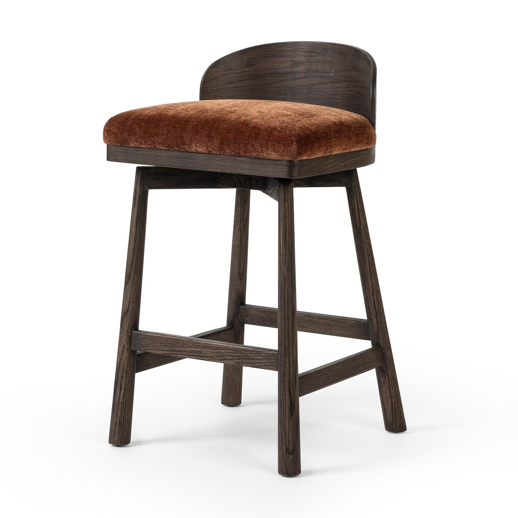 Cloris Swivel Bar  Counter Stool - Frankwebs