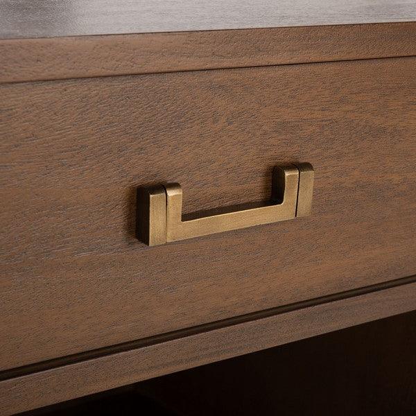 NISHA 1 DRAWER WOOD NIGHTSTAND - Frankwebs