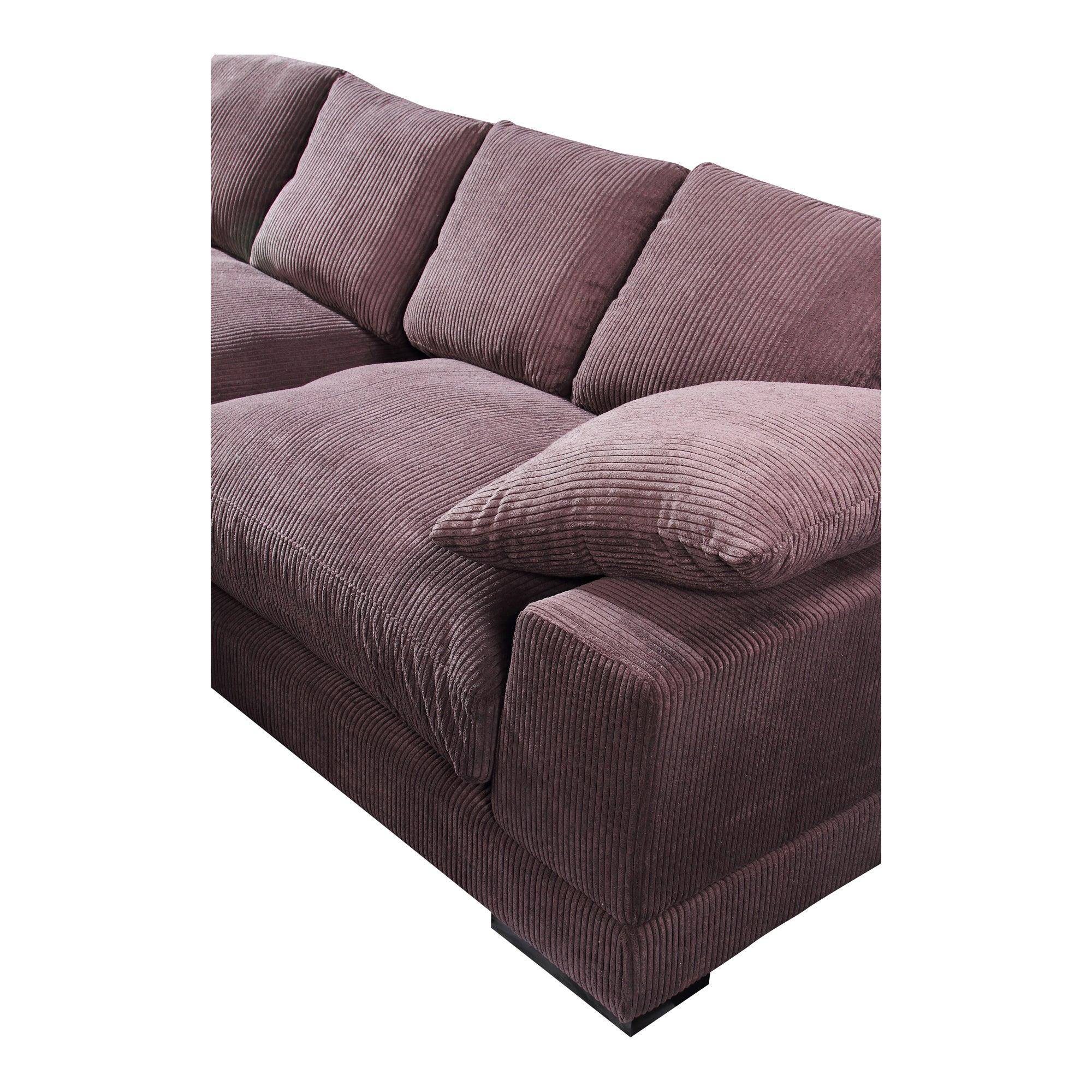 Plunge Sectional Dark Brown - Frankwebs
