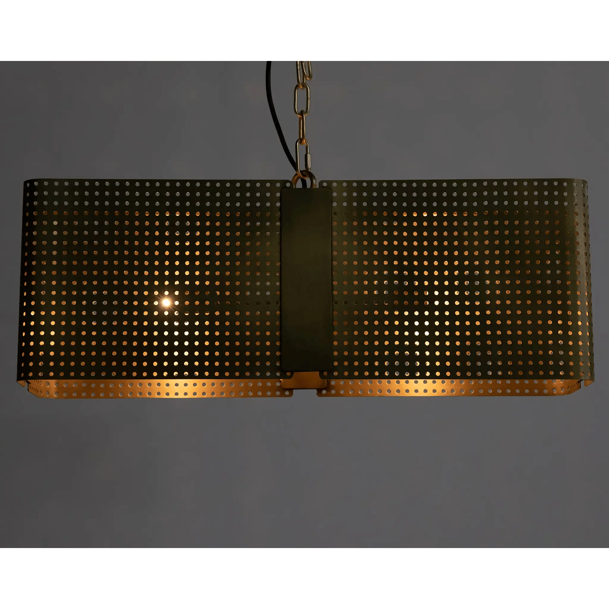 Apollo Lantern, Metal with Brass Finish - Frankwebs