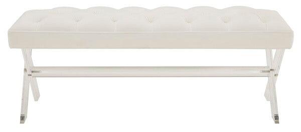 TOURMALINE TUFTED ACRYLIC BENCH - Frankwebs