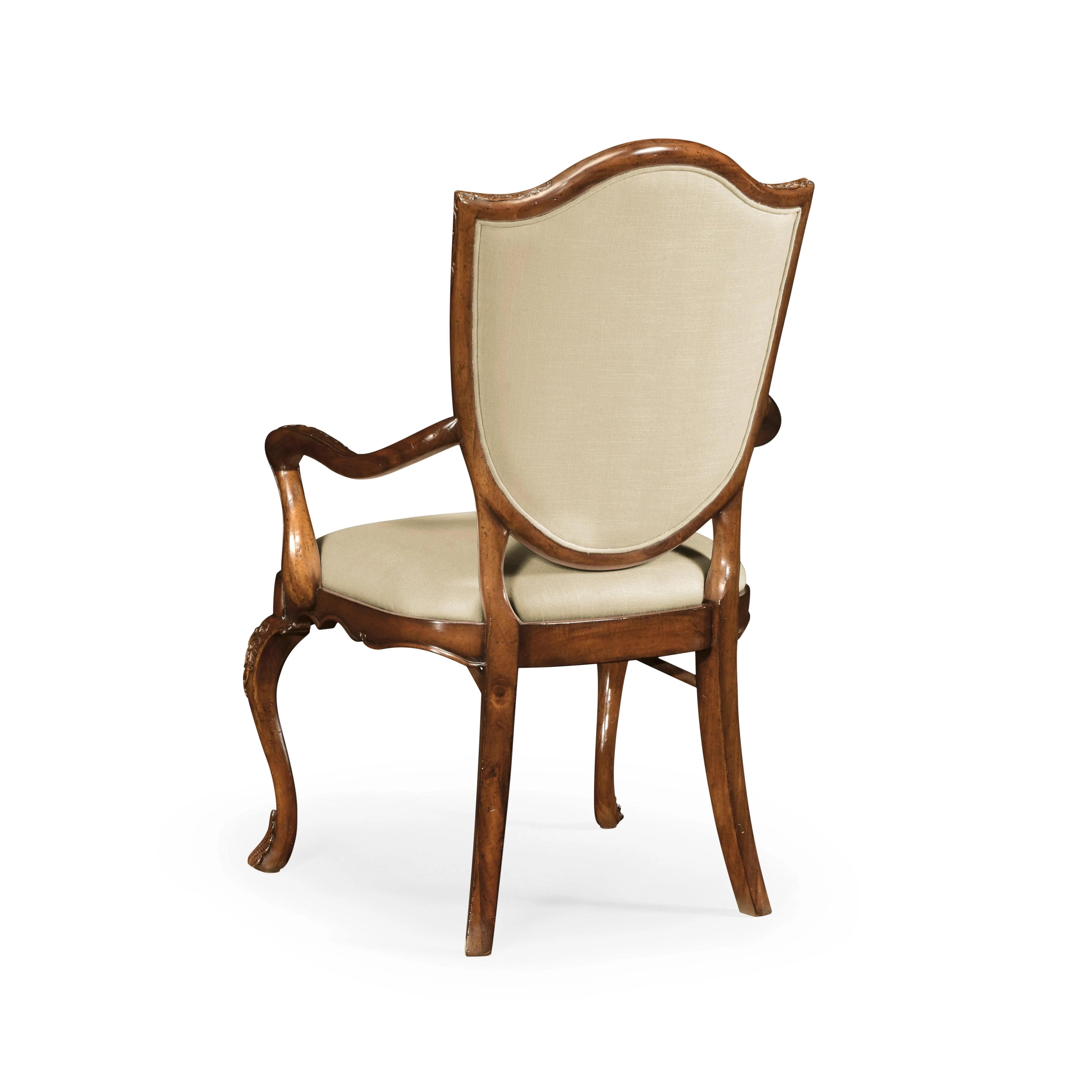 Versailles Shield Back Mahogany Arm Chair - Set of 2 - Frankwebs
