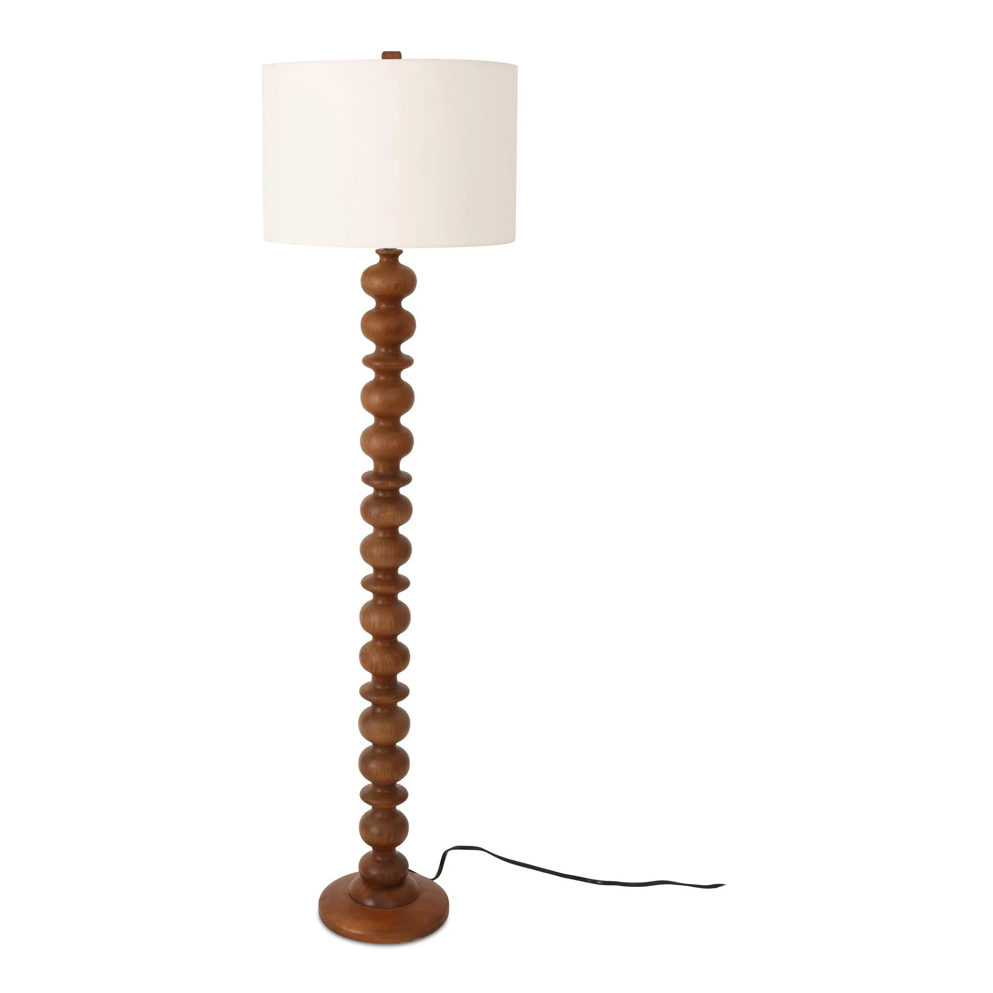 Gwen Floor Lamp Honey Brown - Frankwebs