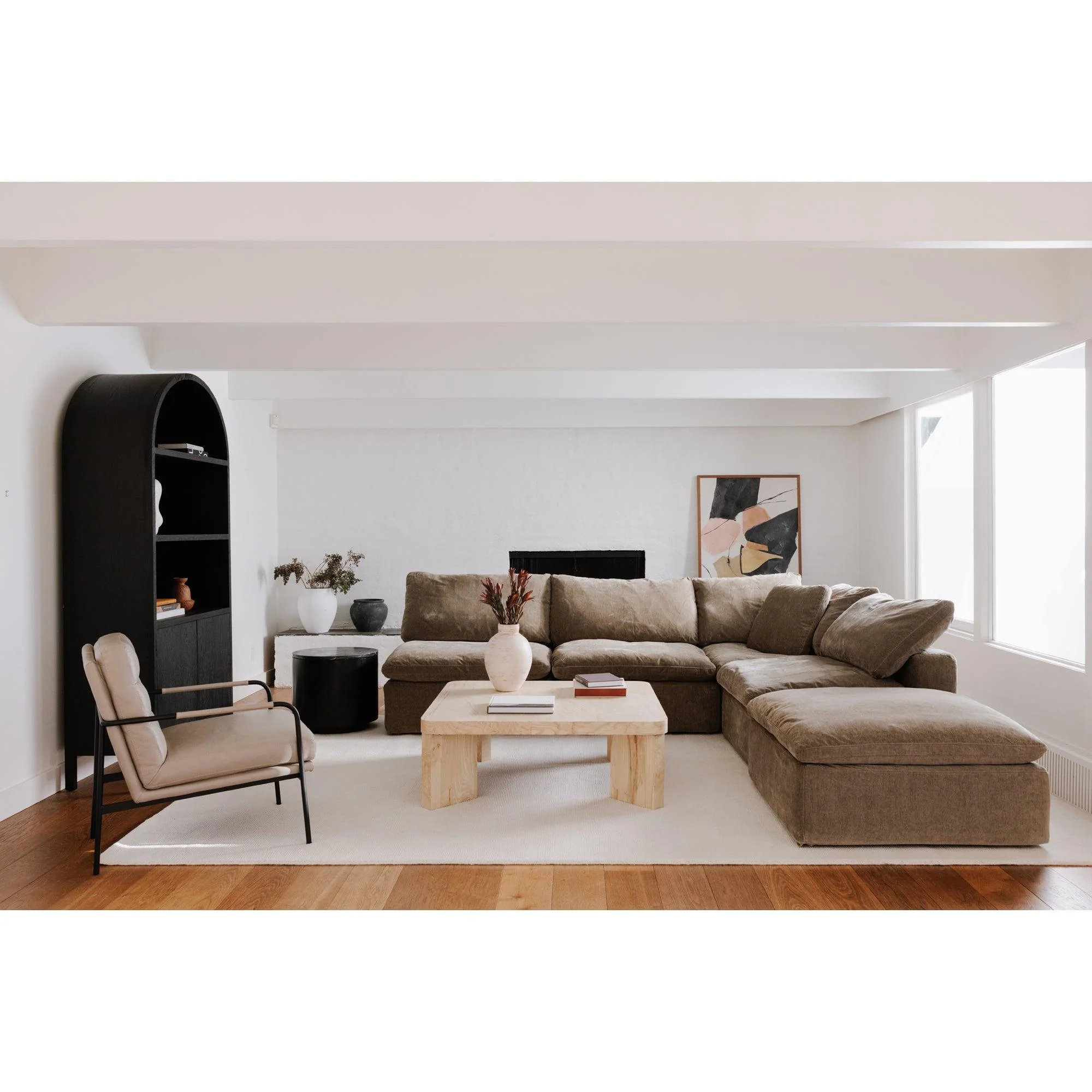 Wilde Display Cabinet Black Oak - Frankwebs