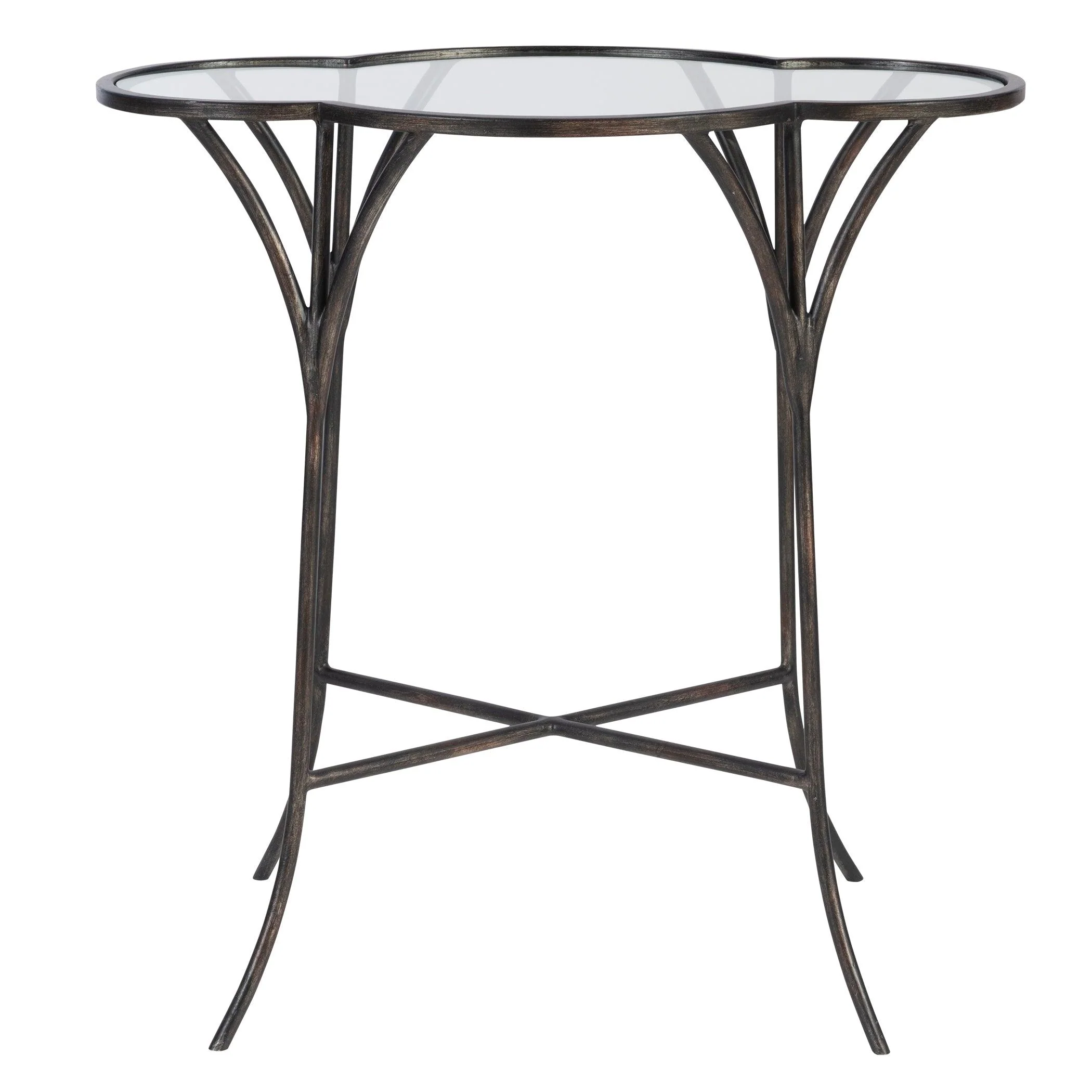 ADHIRA GLASS ACCENT TABLE - Frankwebs