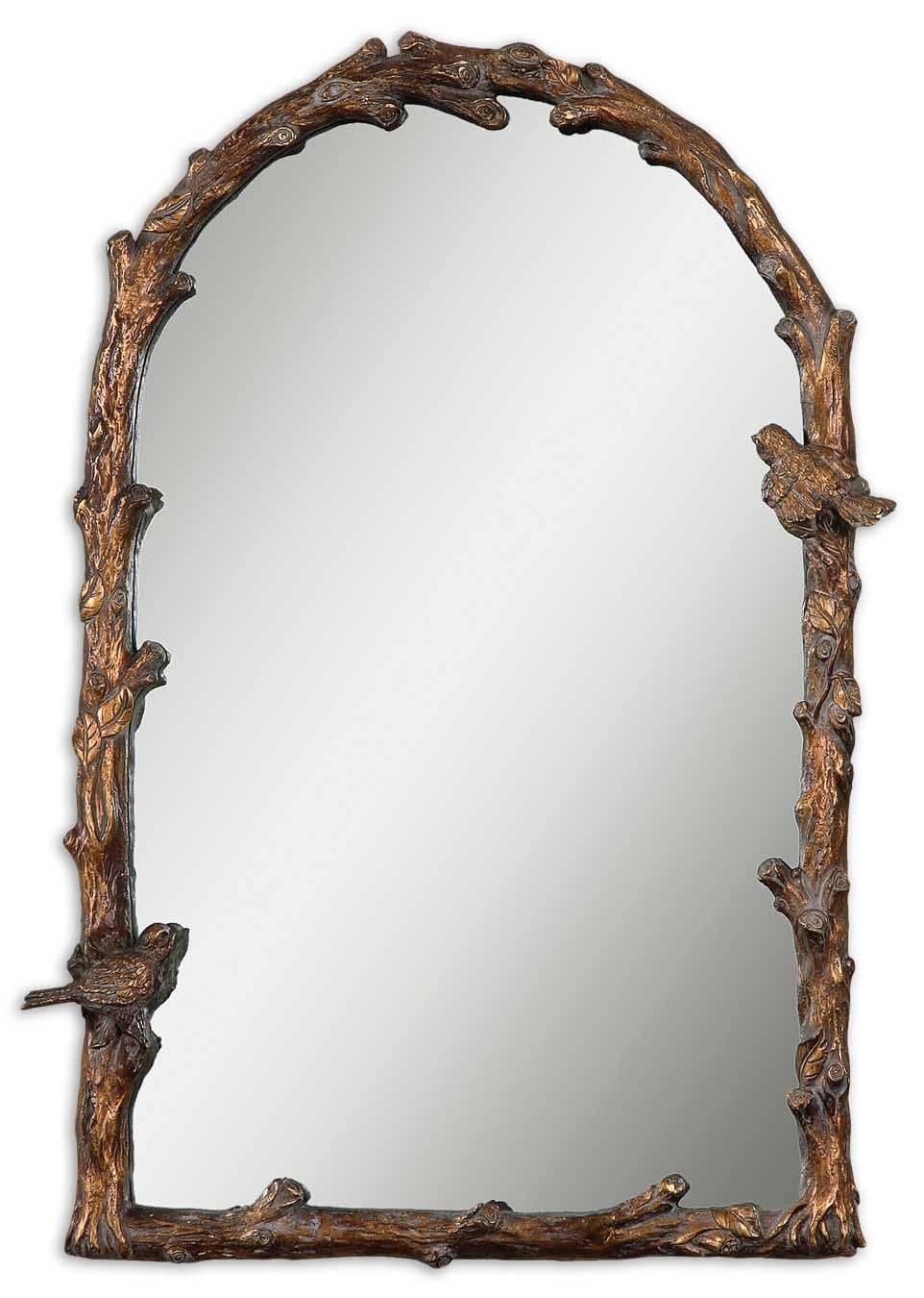 PAZA ANTIQUE GOLD ARCH MIRROR - Frankwebs