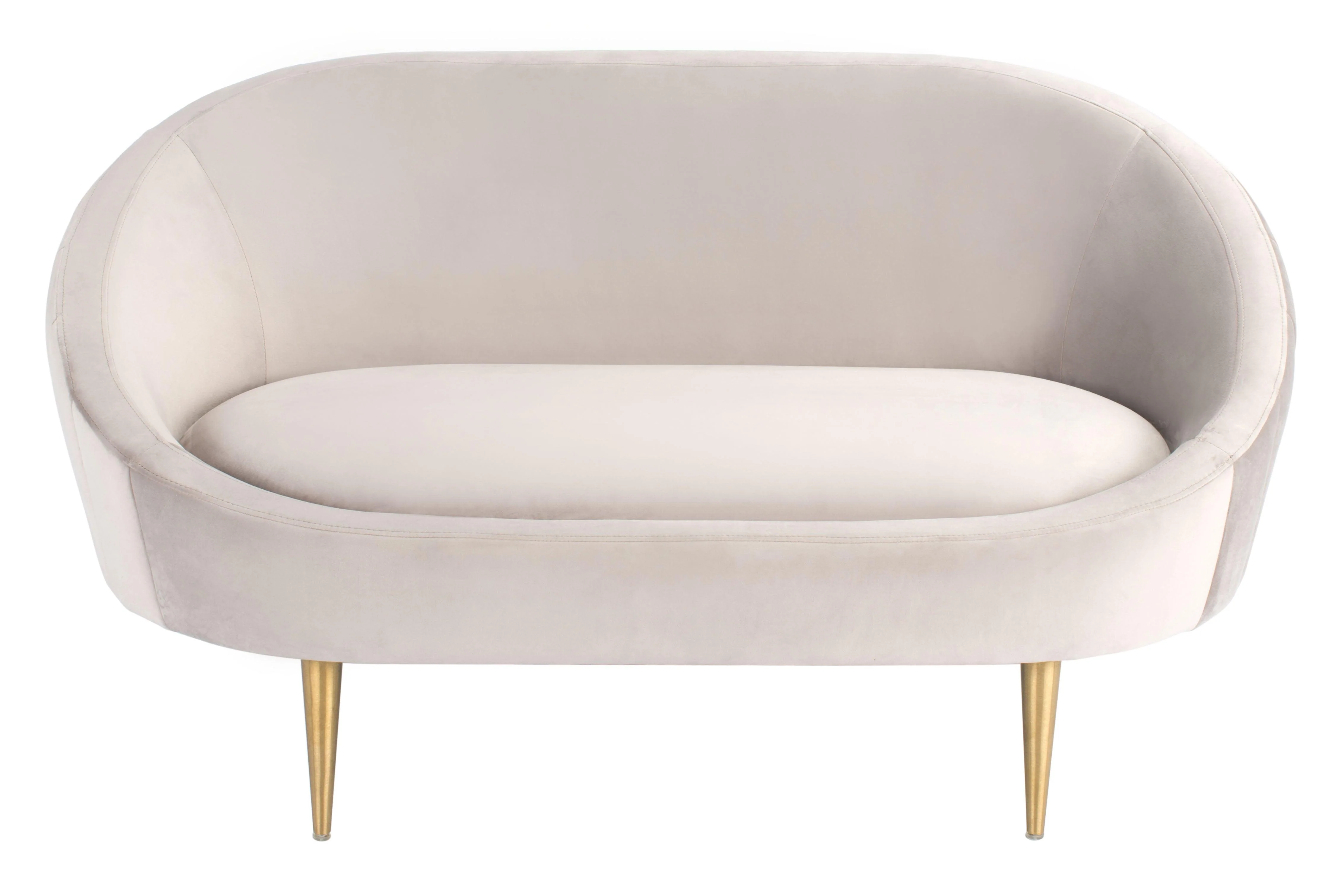 RAZIA CHANNEL TUFTED TUB LOVESEAT - Frankwebs