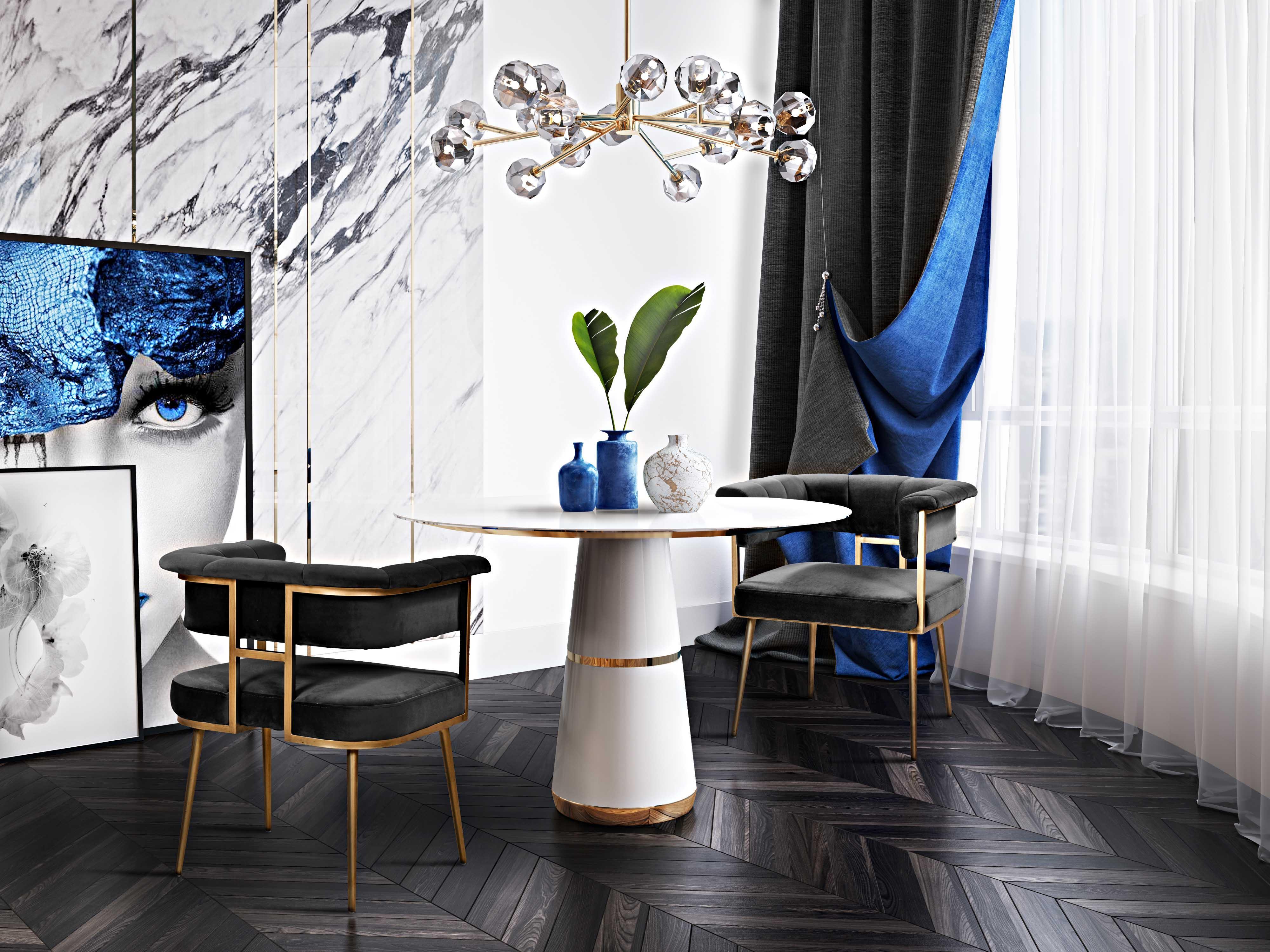 Astrid Grey Velvet Chair - Frankwebs