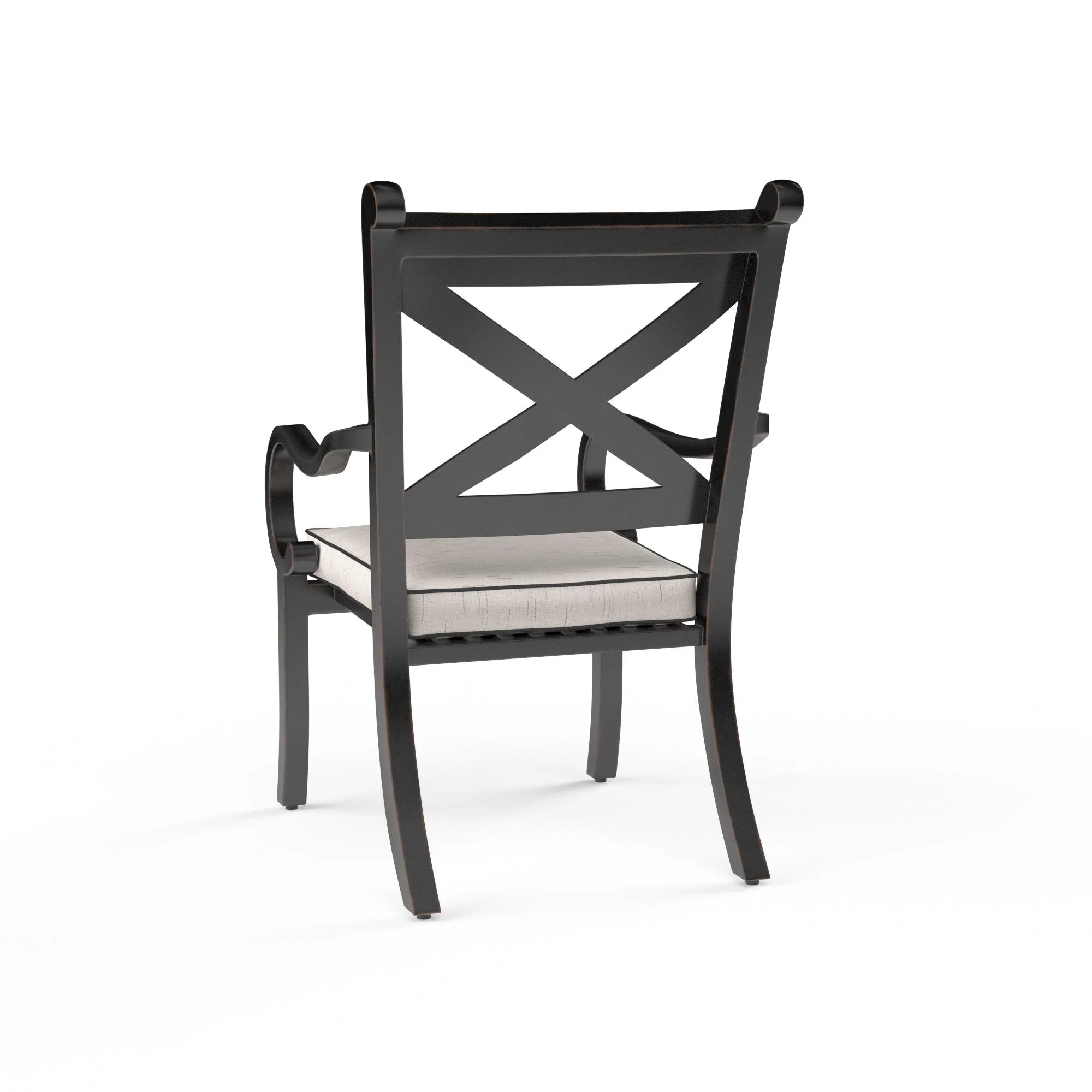 Monterey Dining Chair in Frequency Sand w/ Contrast Canvas Java Welt - Frankwebs
