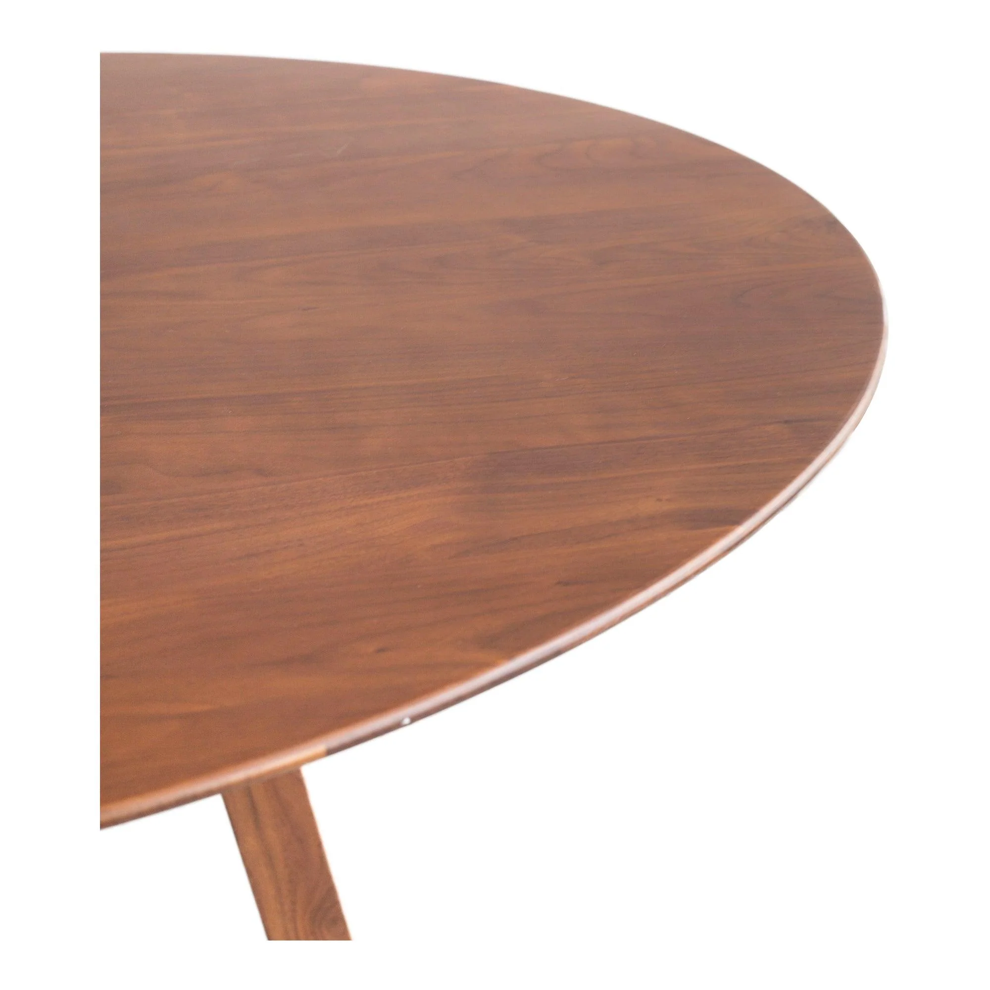Aldo Round Dining Table Walnut - Frankwebs