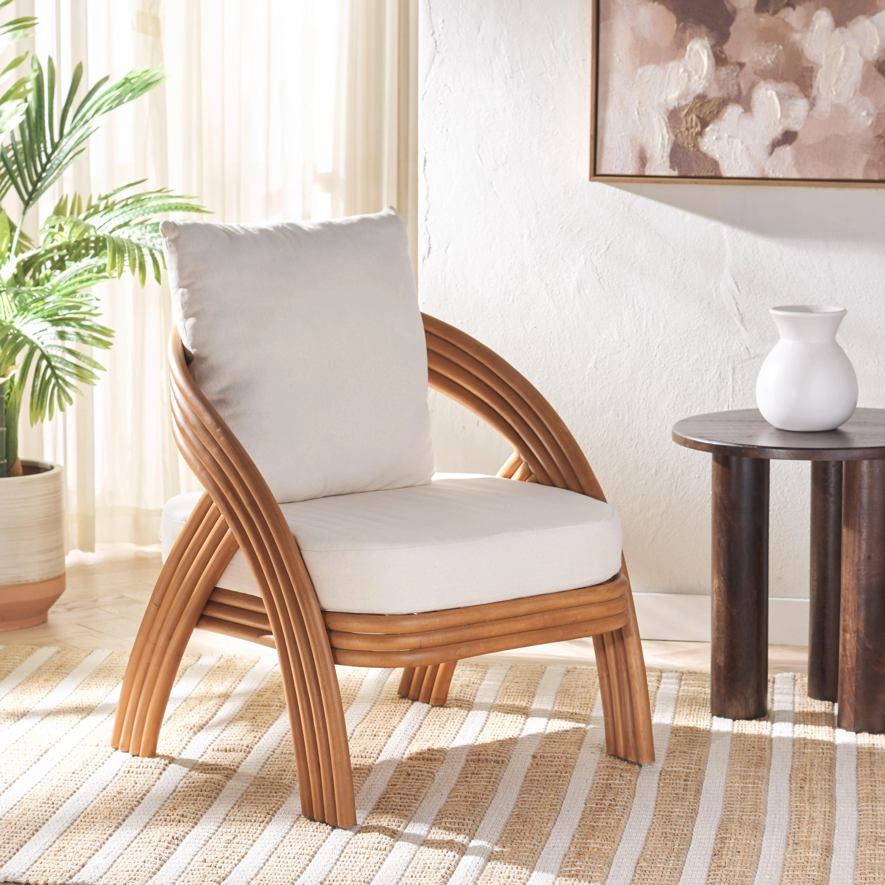 DEMARCO RATTAN ACCENT CHAIR - Frankwebs