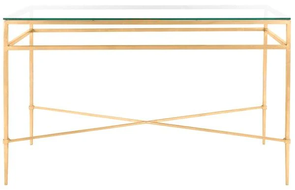 BAUMGARTEN GLASS CONSOLE TABLE - Frankwebs