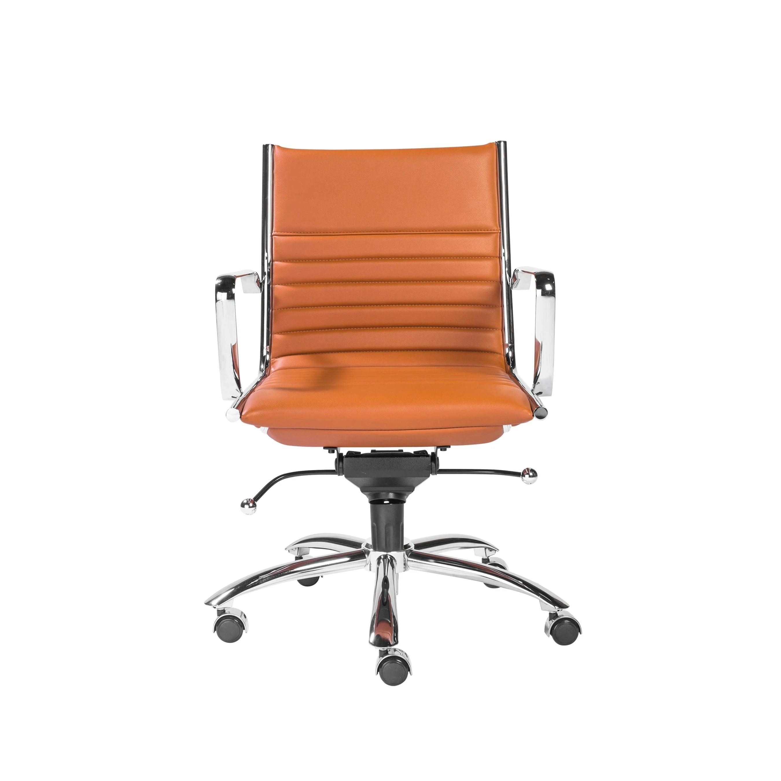 Dirk Low Back Office Chair  Leatherette - Frankwebs