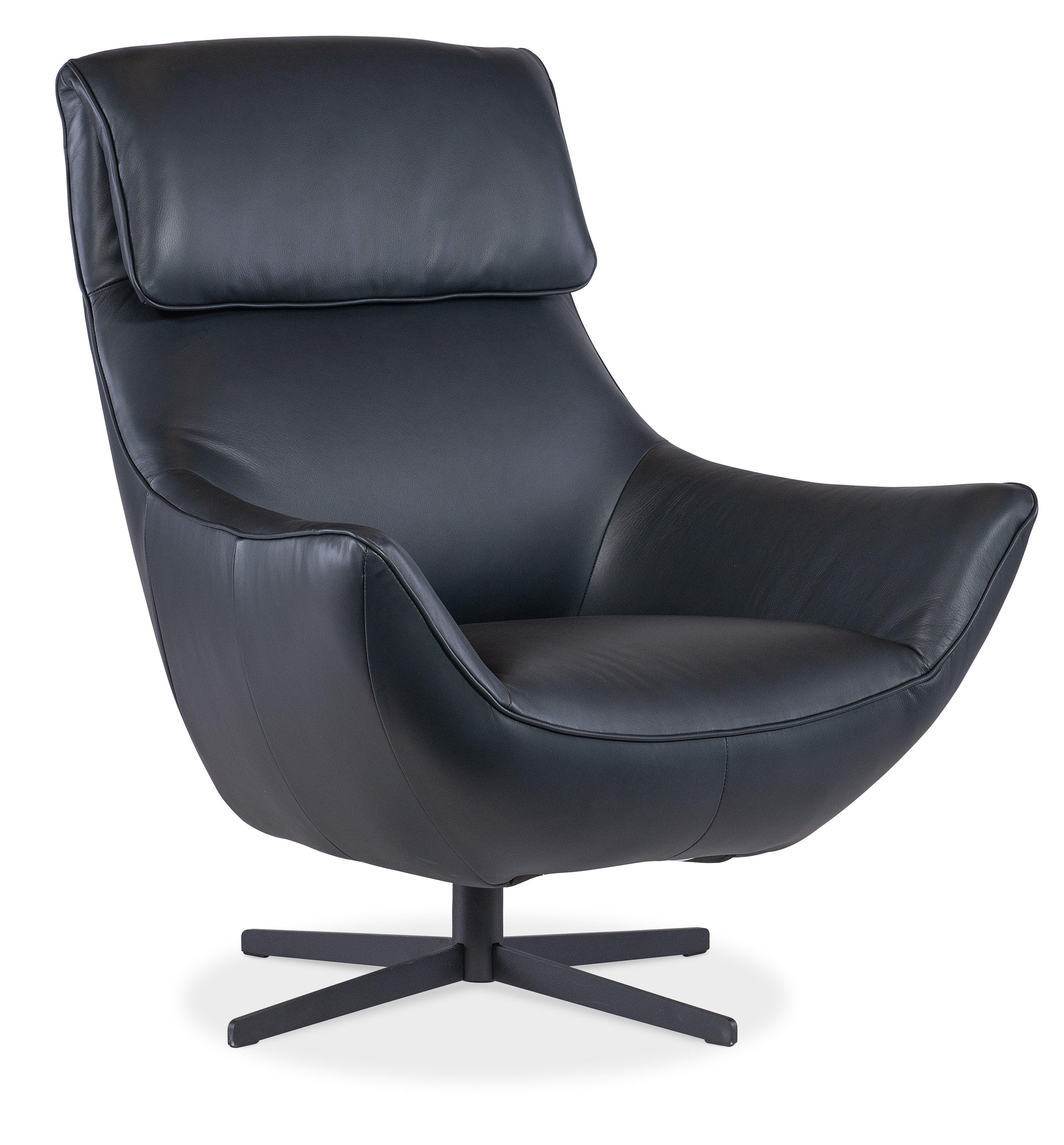 Hughes Swivel Chair - Blue - Frankwebs